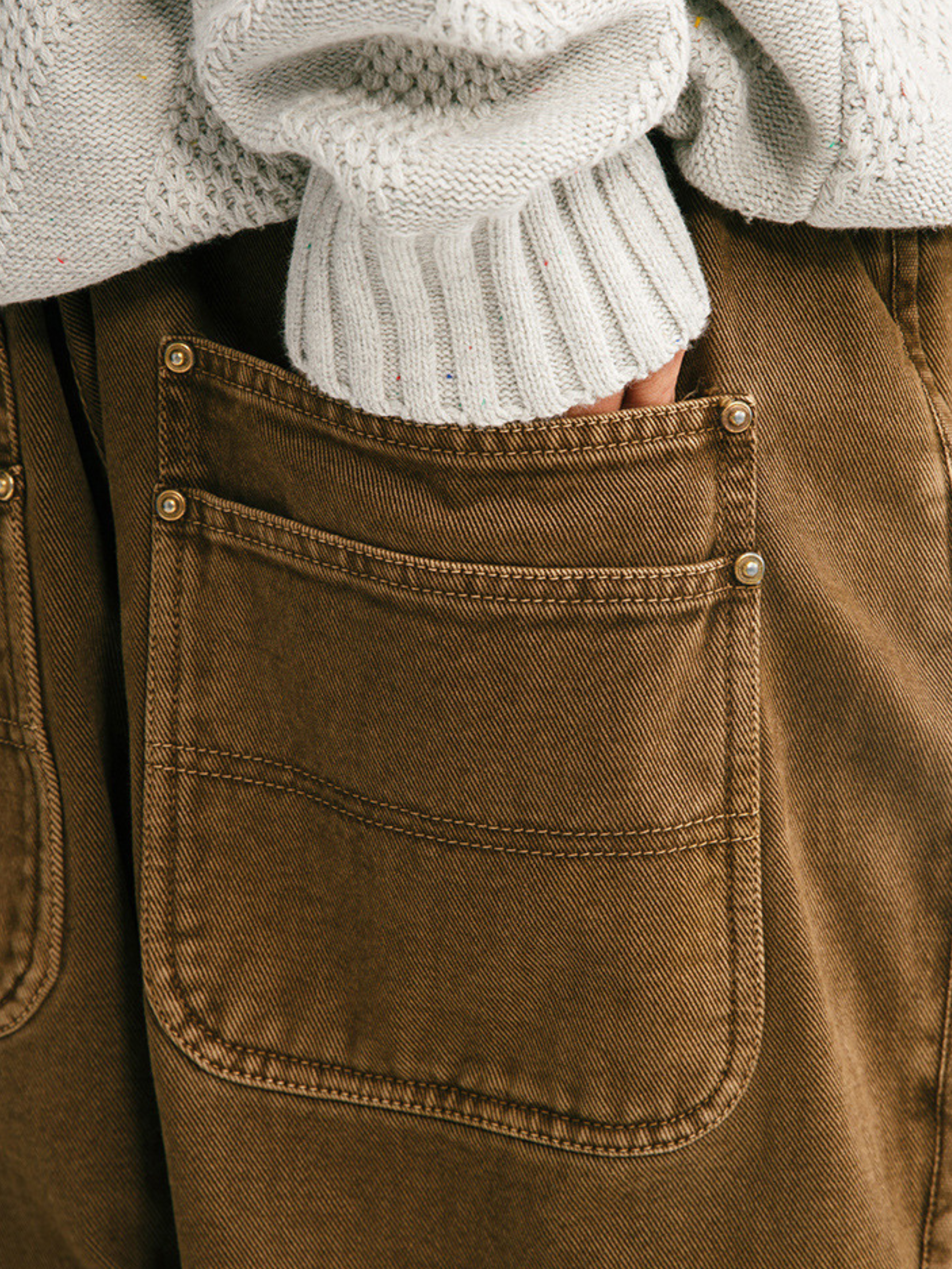 TentMax - Unisex Heavyweight Washed Cotton Cargo Pants