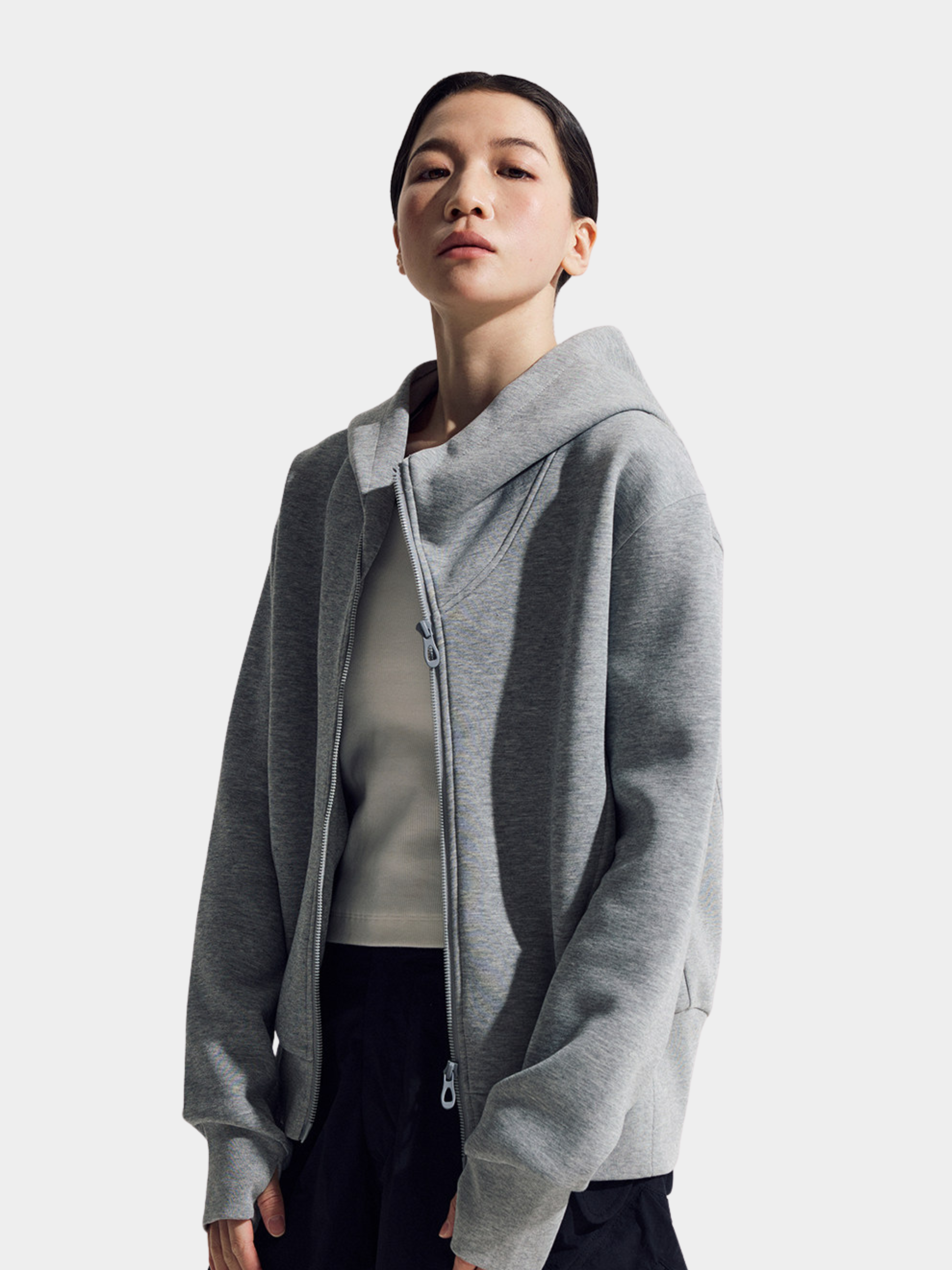 Ashhowl - Asymmetric Zip Air-Layer Jacket