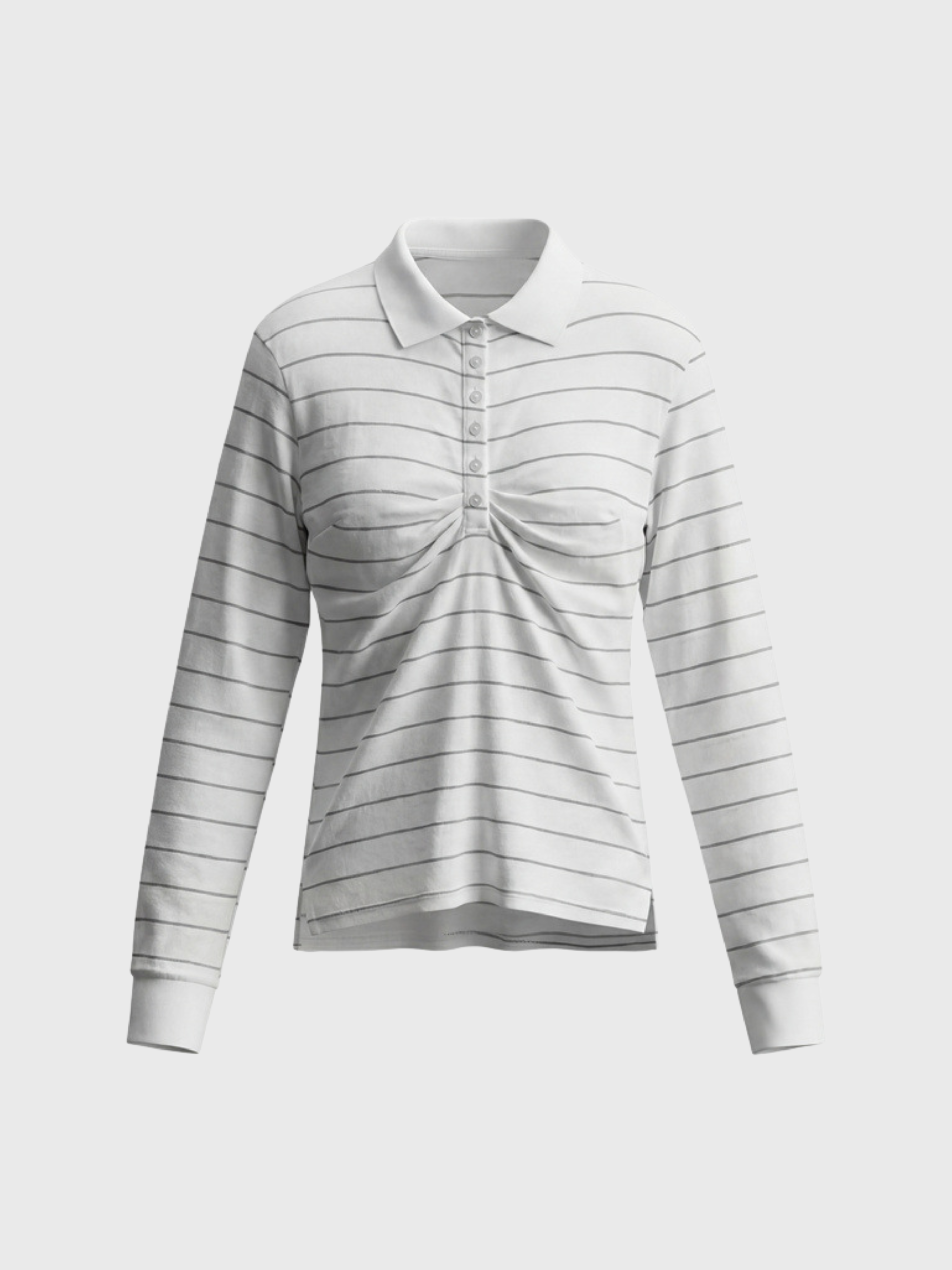 Ironwhisper - Women's Slim-Fit Long Sleeve Polo Shirt