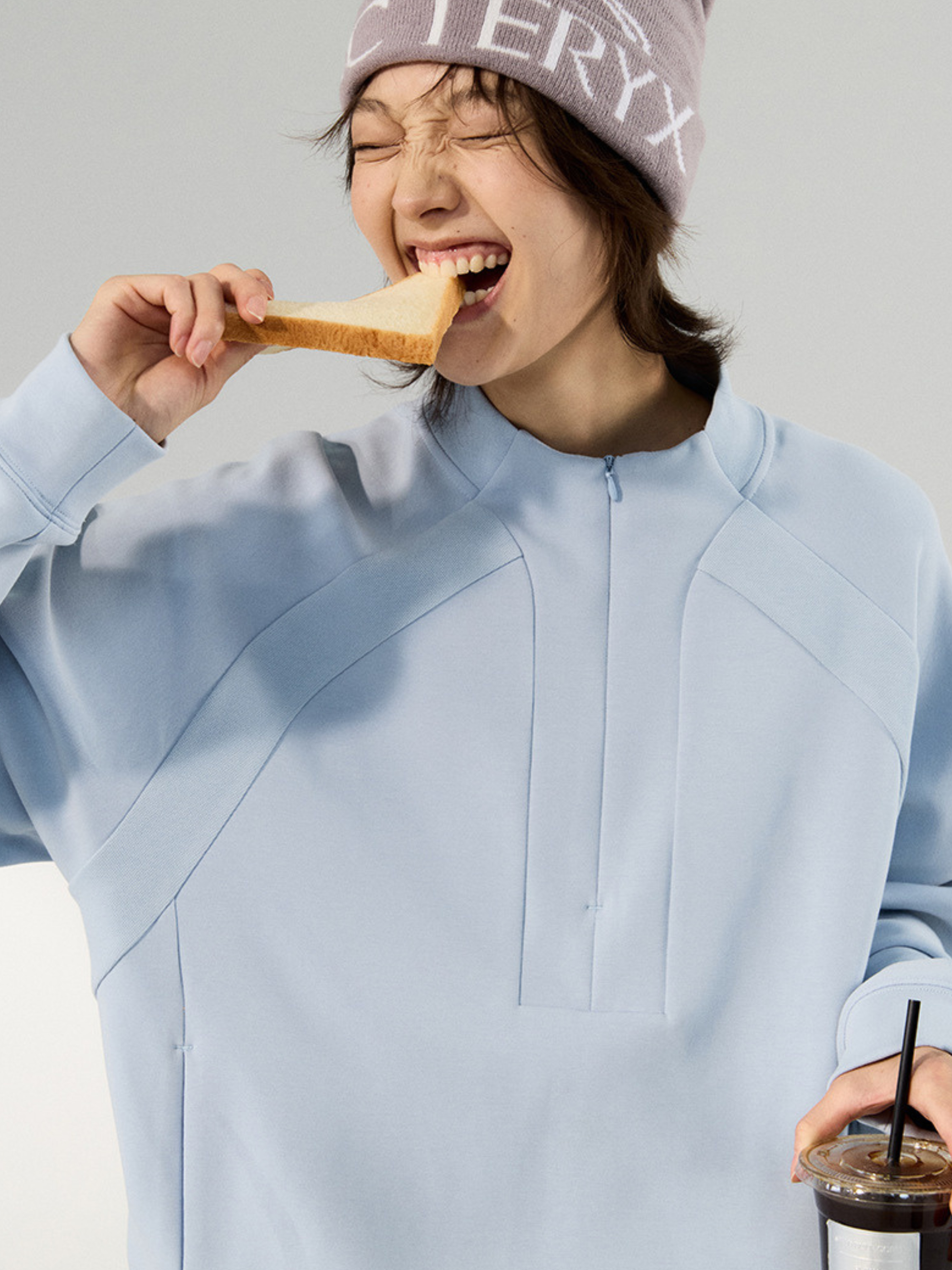 Valon - Unisex LYCRA® Stretch Half-Zip Sweatshirt