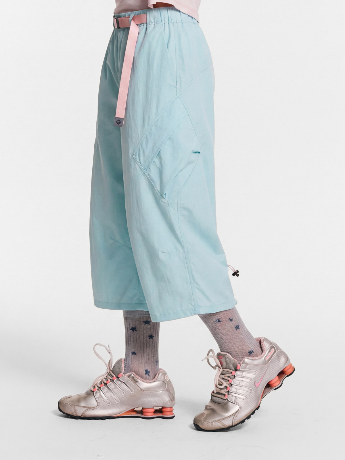 FoldDraw - Quick-Dry Adjustable Pleated Lightweight Cropped Pants