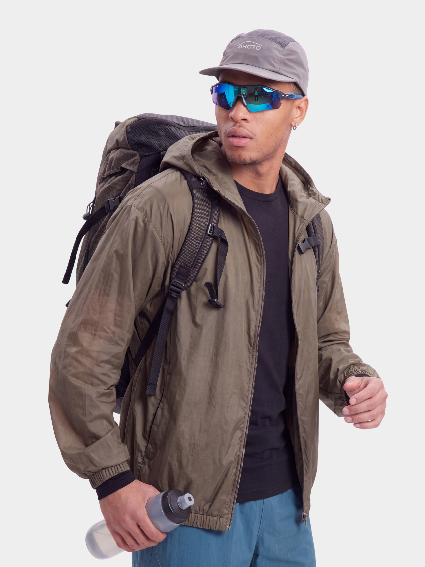 StainOff - Men's UPF 50+ Teflon™ Hooded Sun Protection Jacket