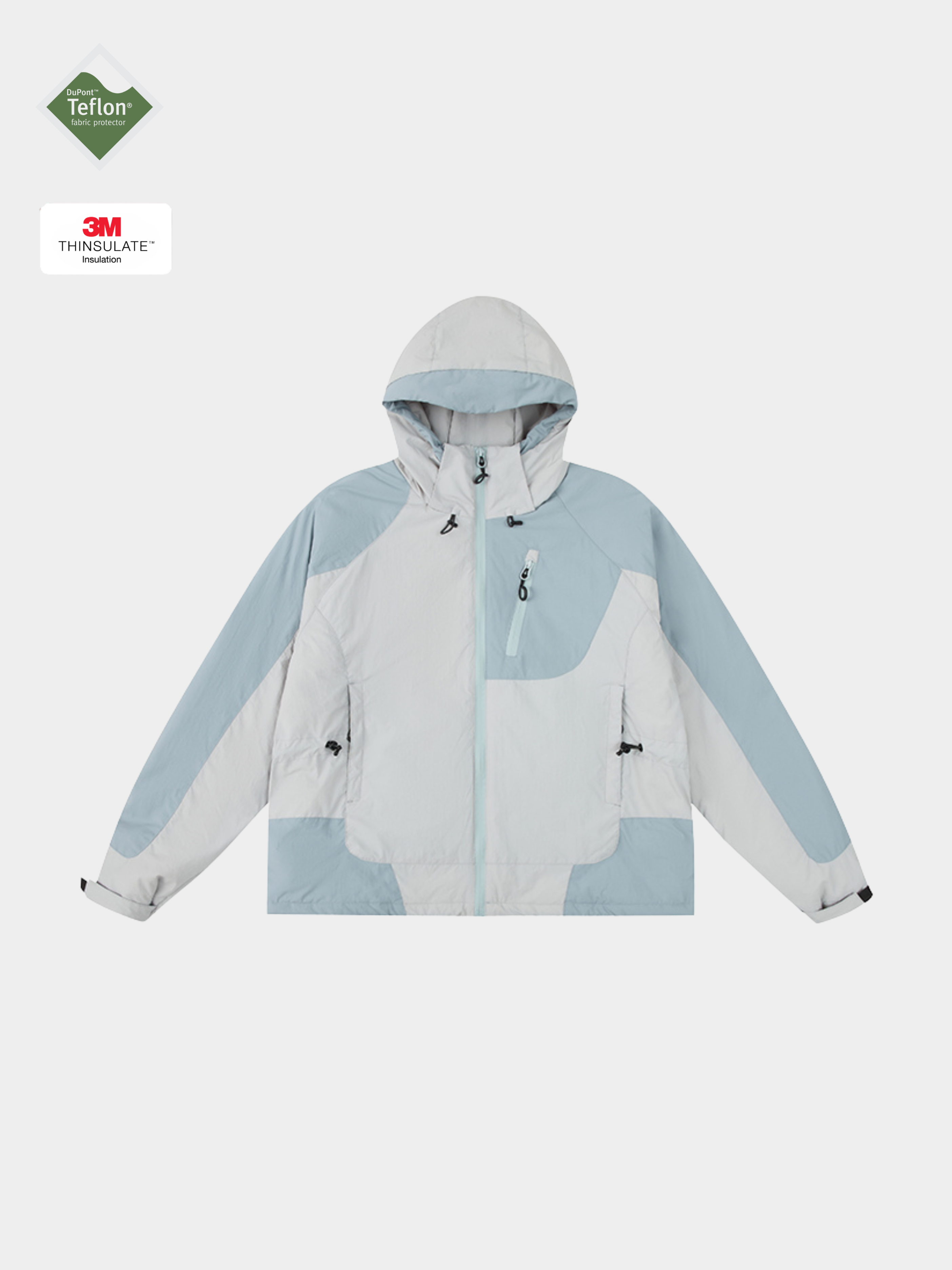 AshLife - Unisex Teflon Waterproof Windproof Insulated Jacket GONGGAR SPORTS
