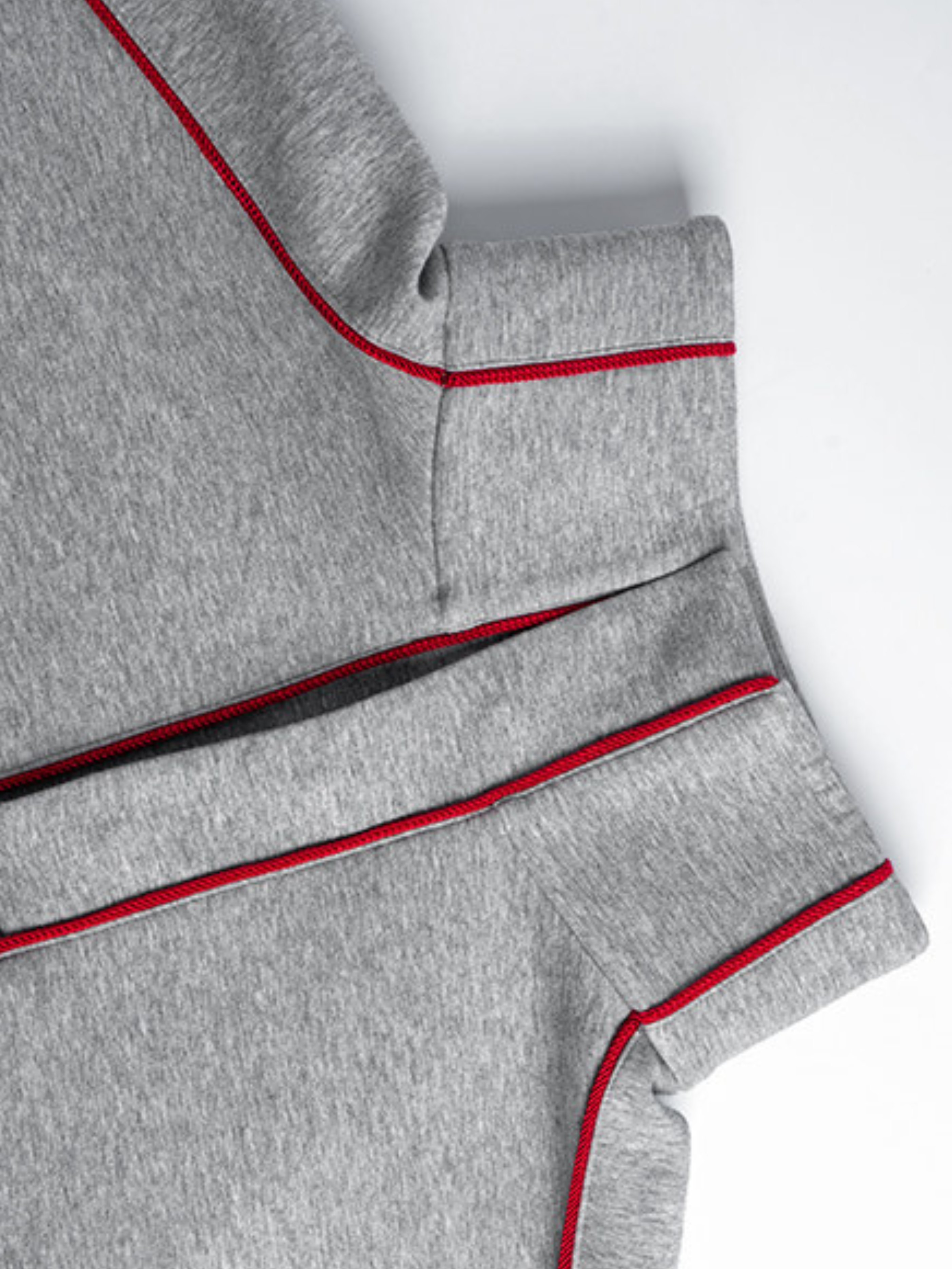 Emberthrone - Men's High-Neck Sweatshirt & Curved-Leg Jogger Set