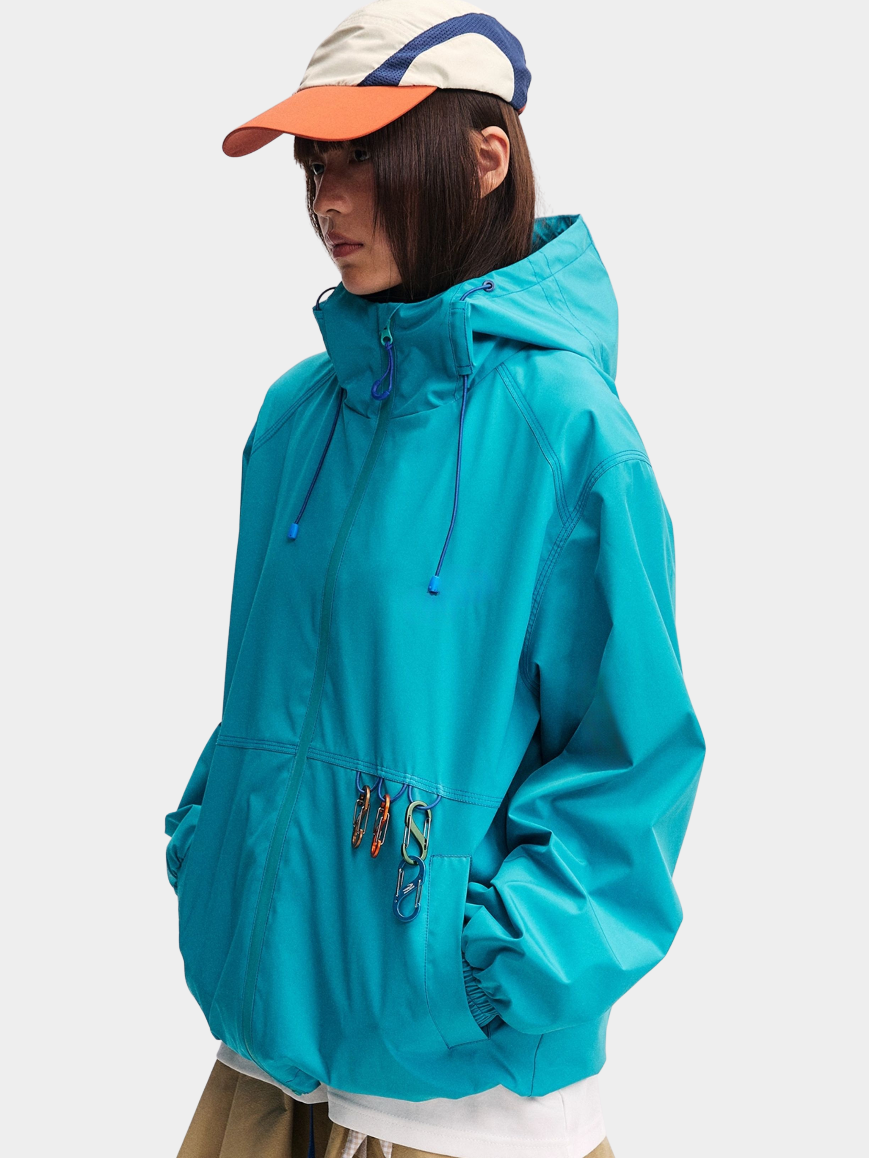 EchoDeck - Teflon® Triple-Defense Colorblock Drawstring Jacket