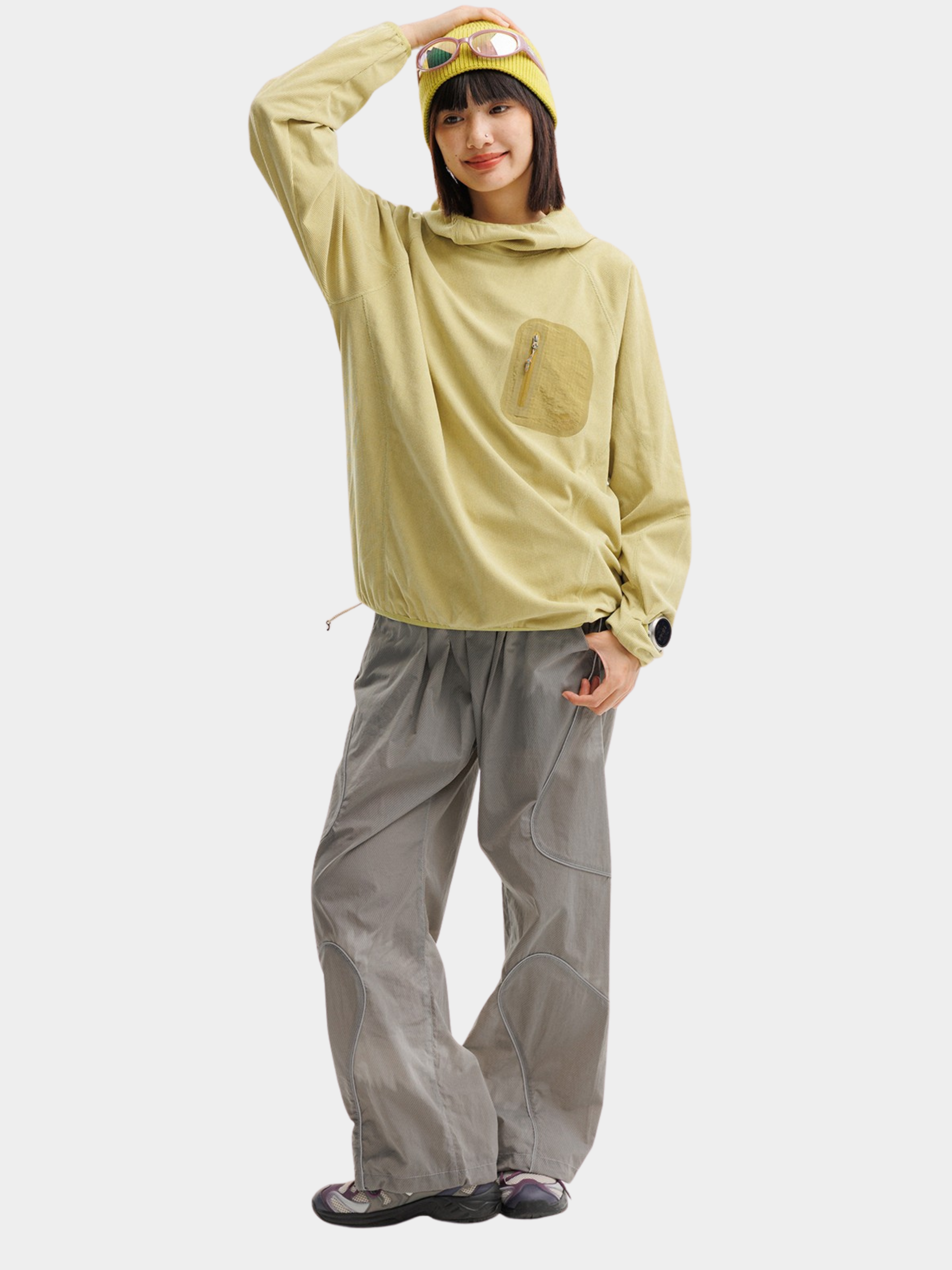 Crag - Unisex Moisture-Wicking High Neck Hoodie Base Layer