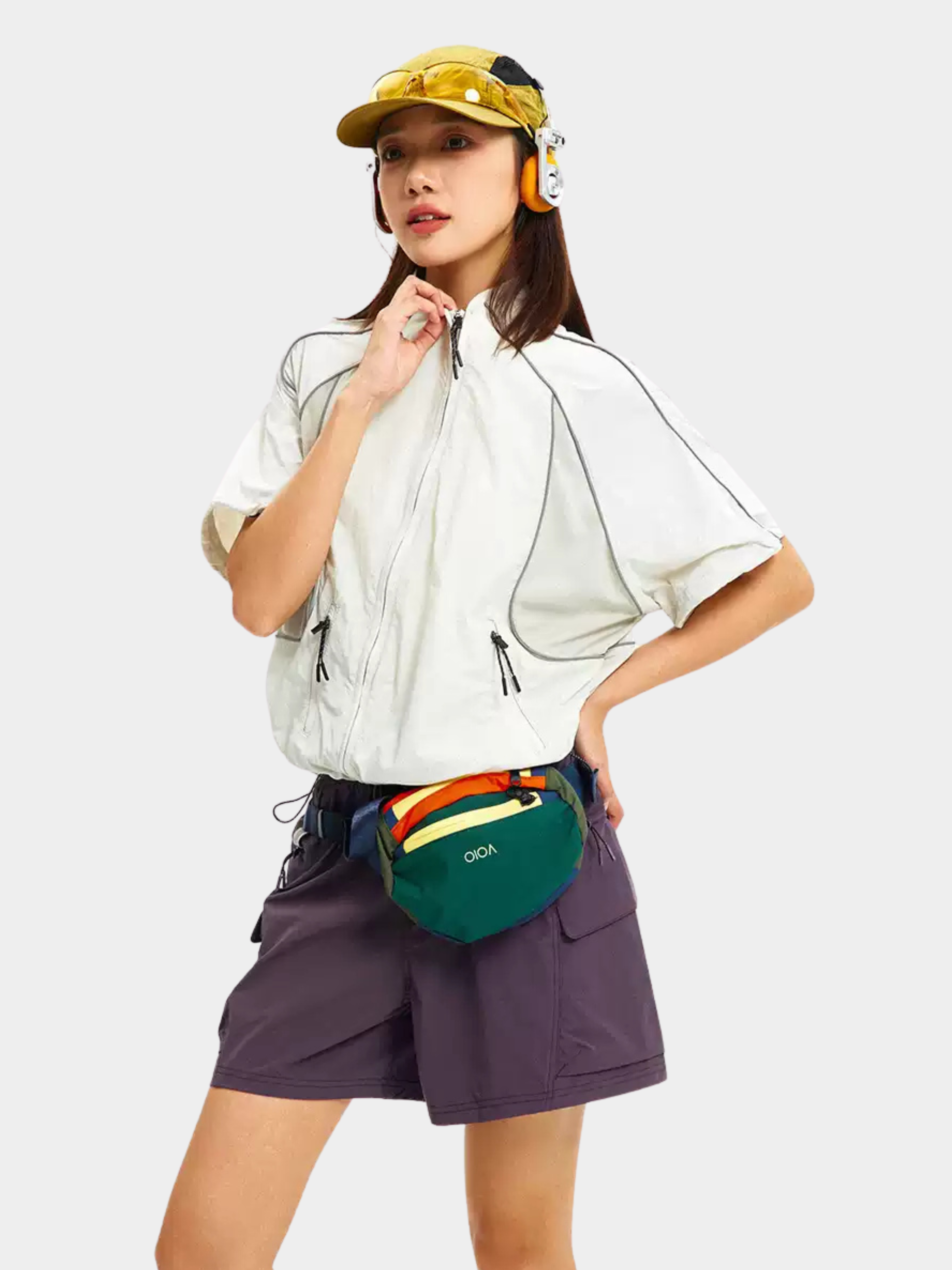 Cavecrack - Women's Mesh-Panel Breathable Short-Sleeve Cardigan