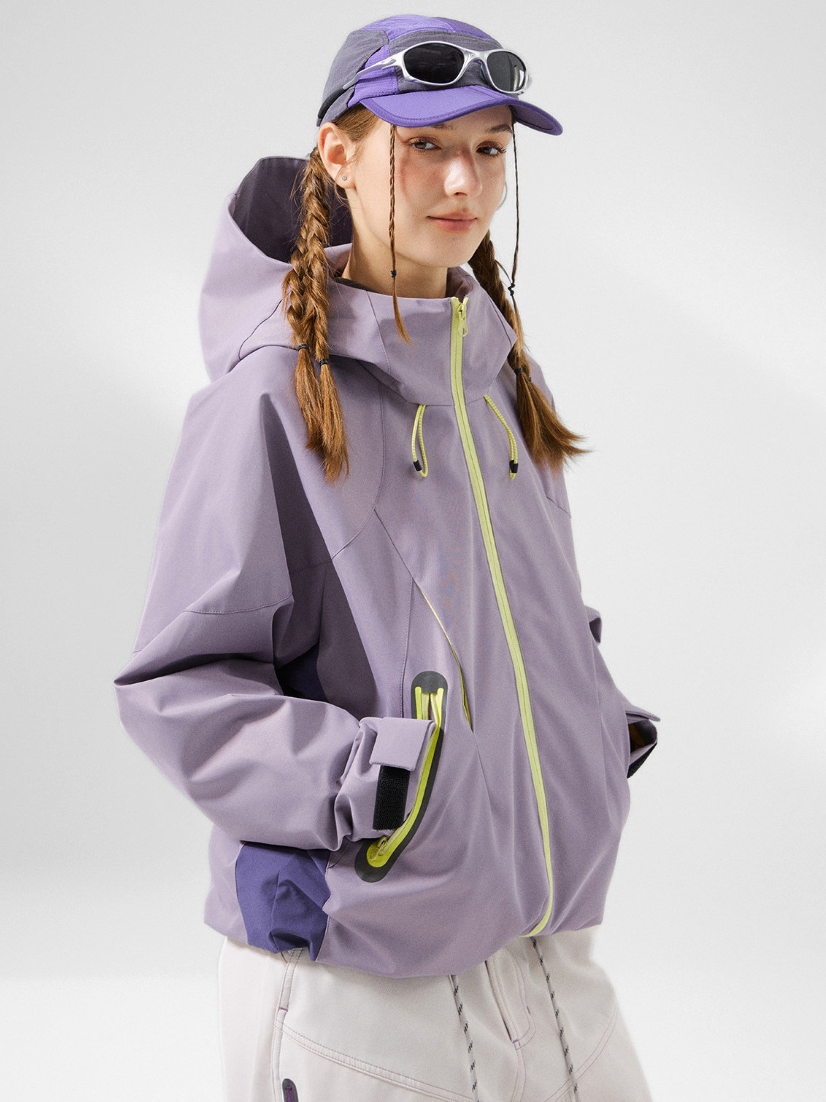 Ashrun - Unisex 8000mm Waterproof Reflective Shell Jacket