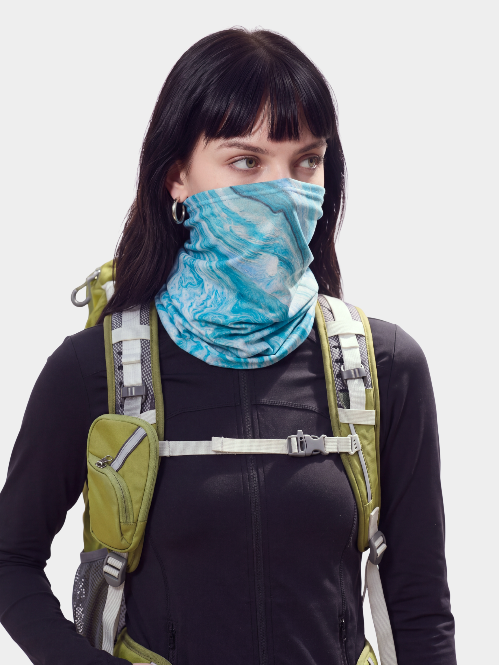 FrostDrift - UPF50+ Cooling Quick-Dry Sun Protection Face Cover
