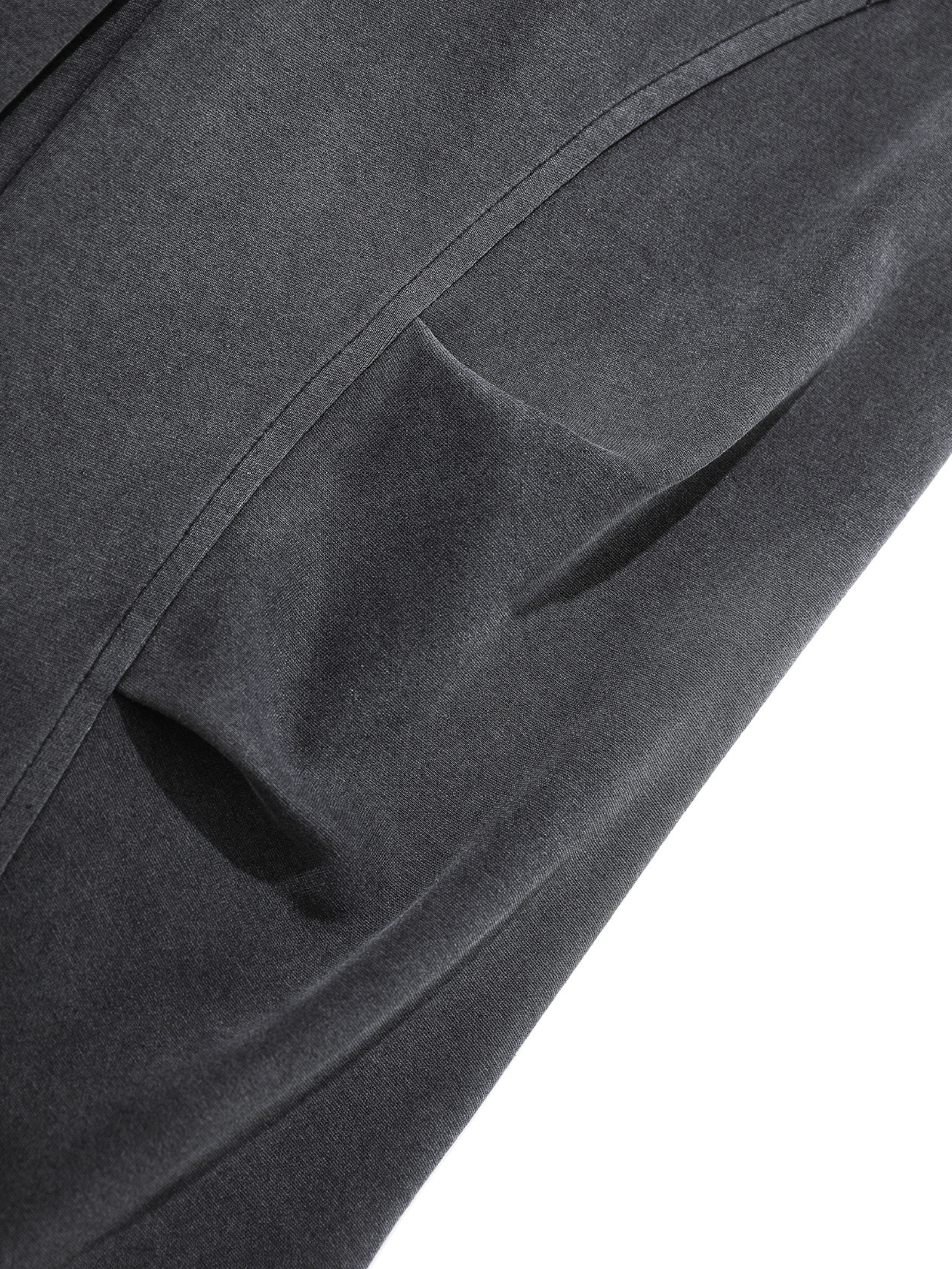 FoxField - Unisex Vintage Creased Straight-Leg Cotton Trousers GONGGAR SPORTS