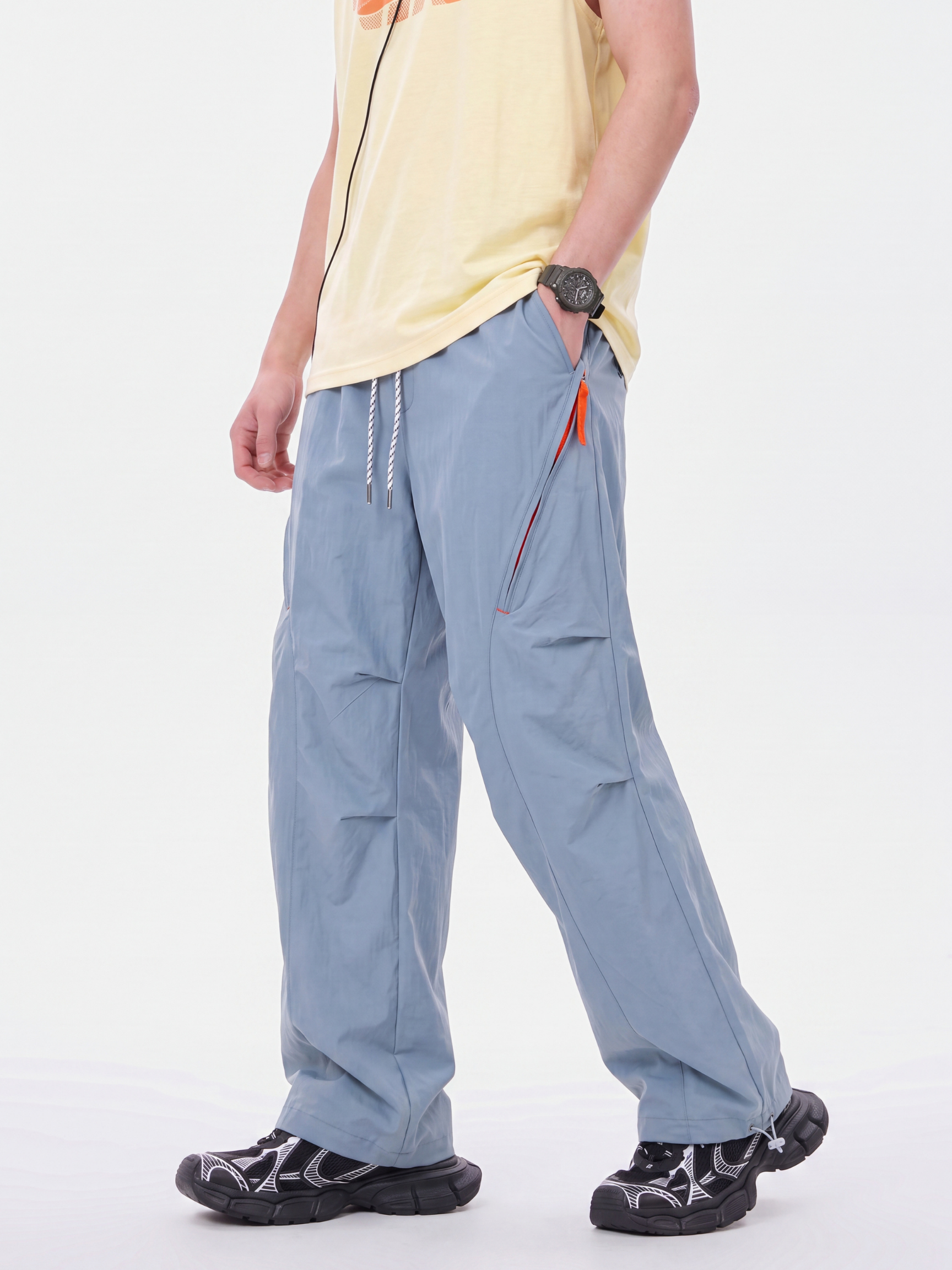 Rampart - Contrast Zip Water-Repellent Lightweight Pants