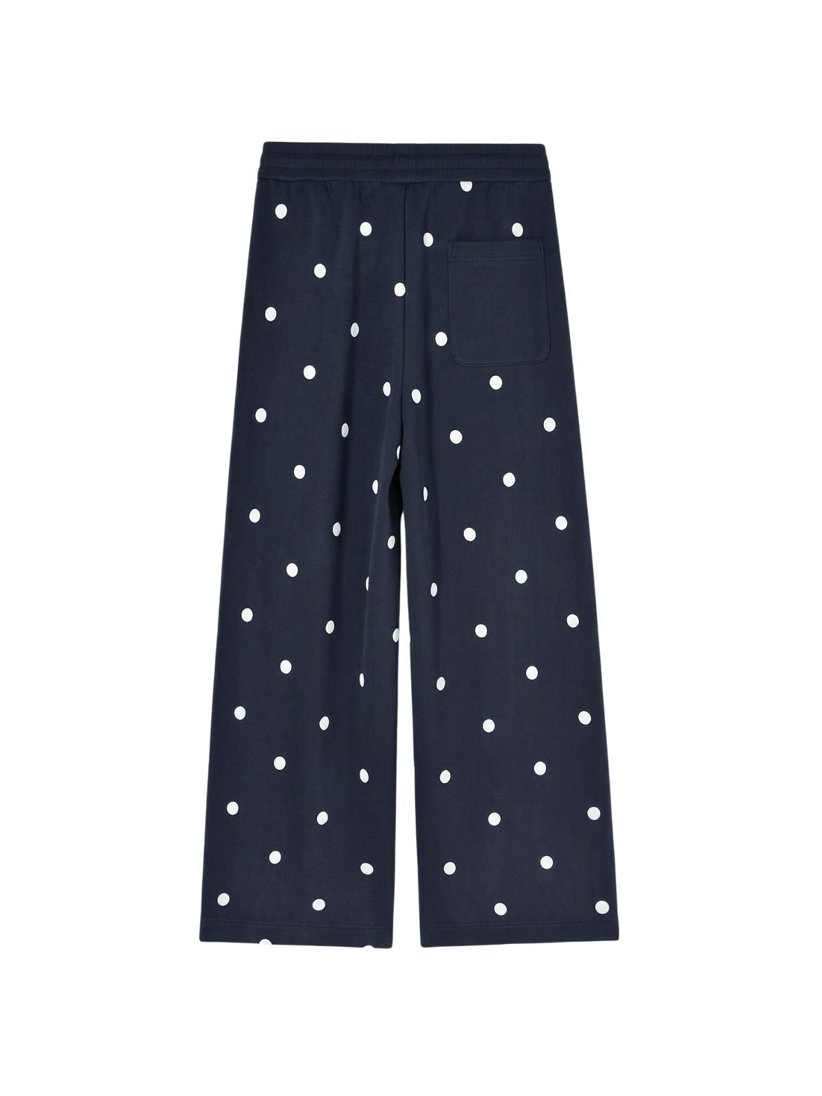 Moonwalk - Women's Polka Dot Draped Wide-Leg Sweatpants