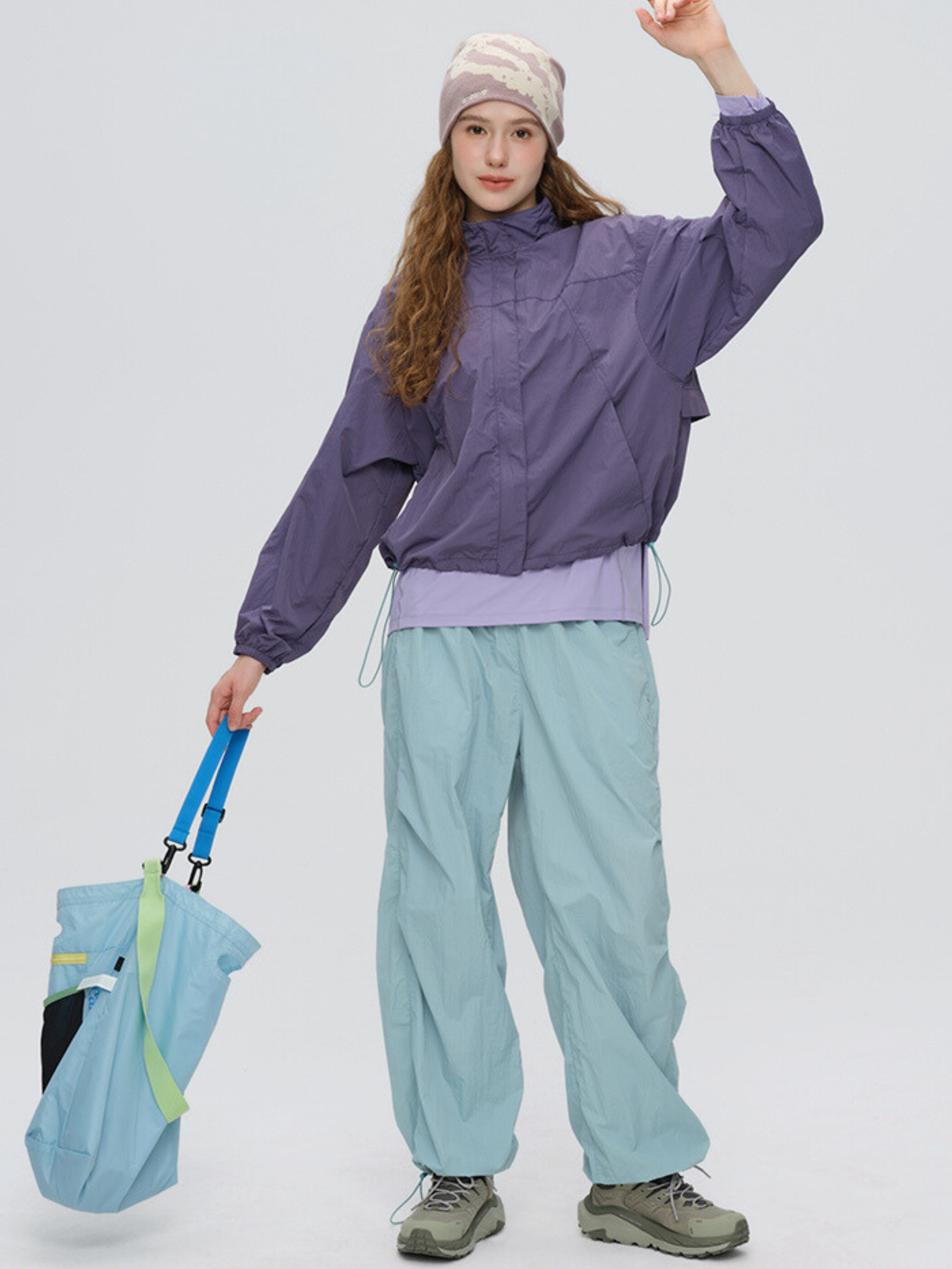 Cavewatch - Women's Water-Repellent Elastic-Waist Nylon Pants