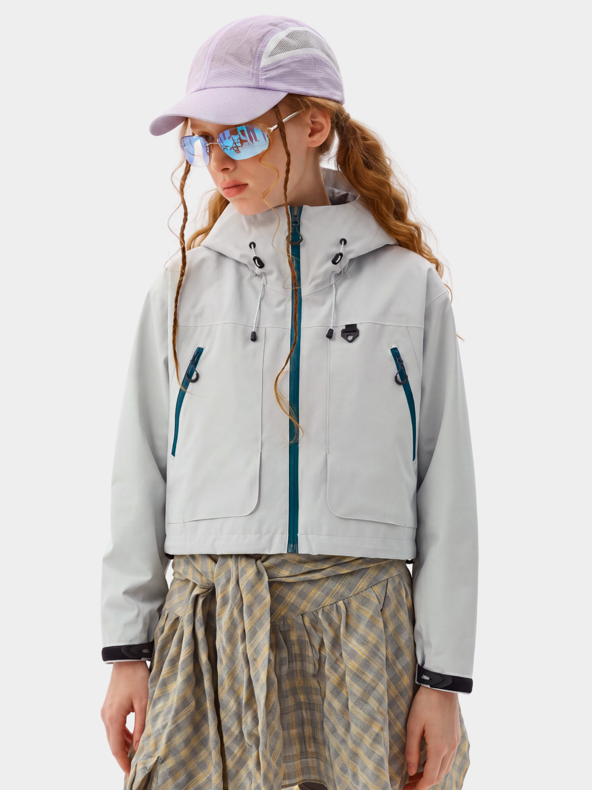 Castgear - Women's Water-Repellent Breathable Cropped Jacket
