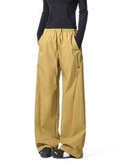 Gusttrek - Geometric Seam Relaxed Straight-Leg Pants