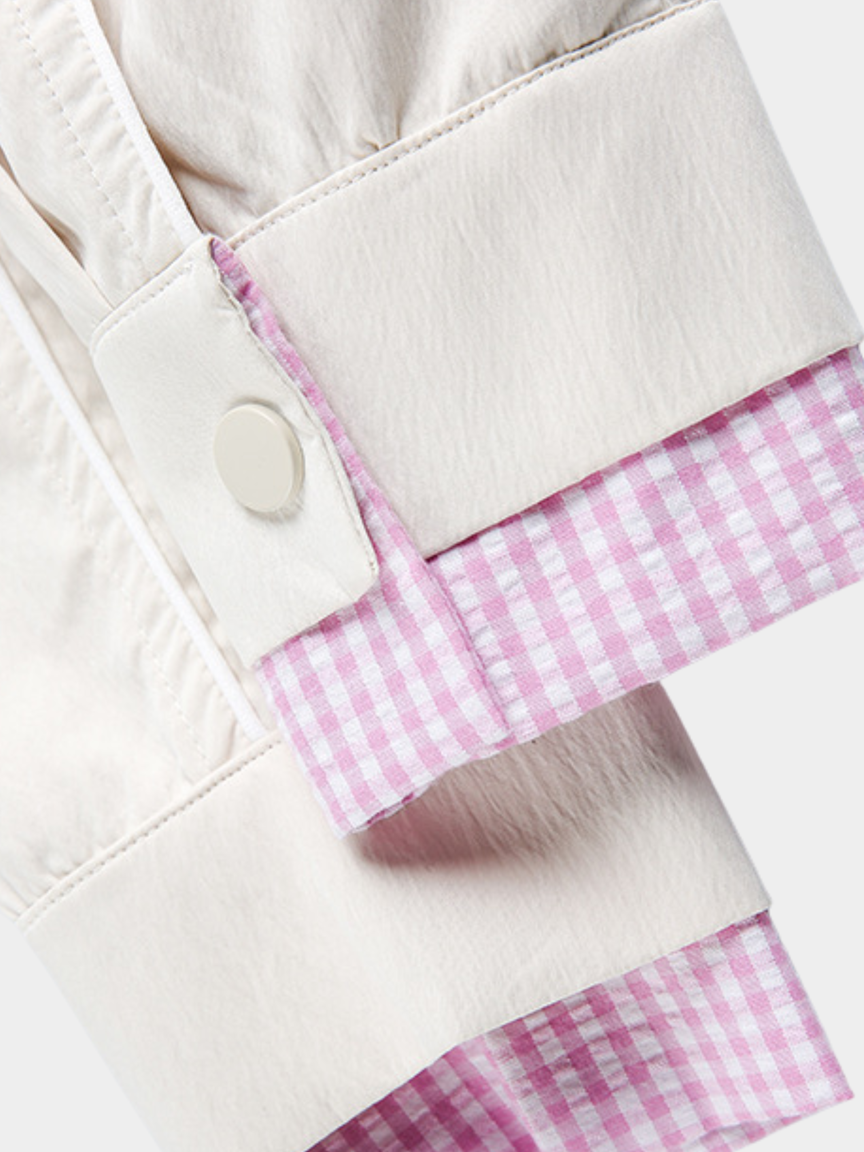 HawkRoc - Unisex Stand Collar Plaid Utility Jacket