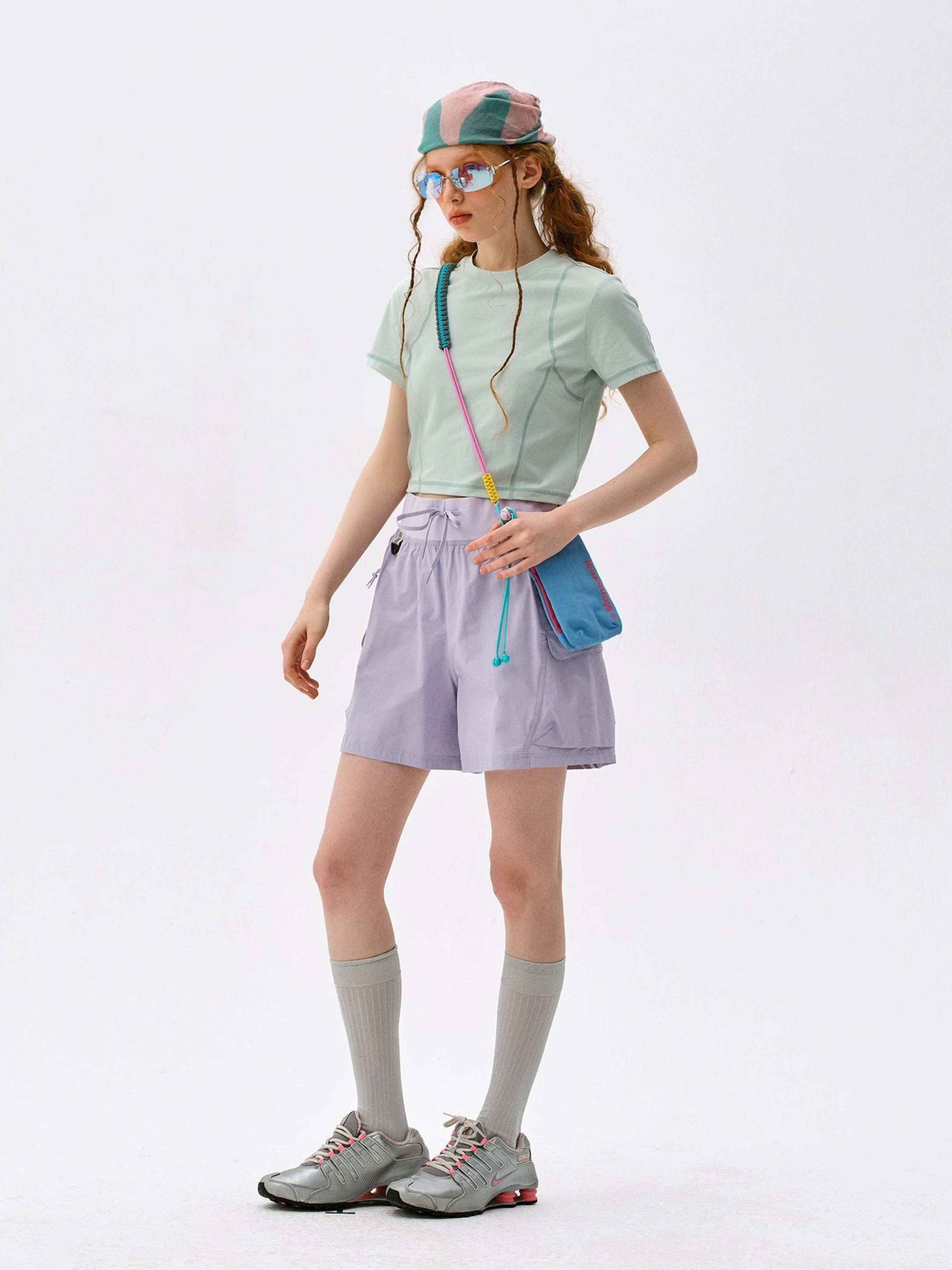 Cougarnest - Women's Drawstring Reflective Quick-Dry Shorts