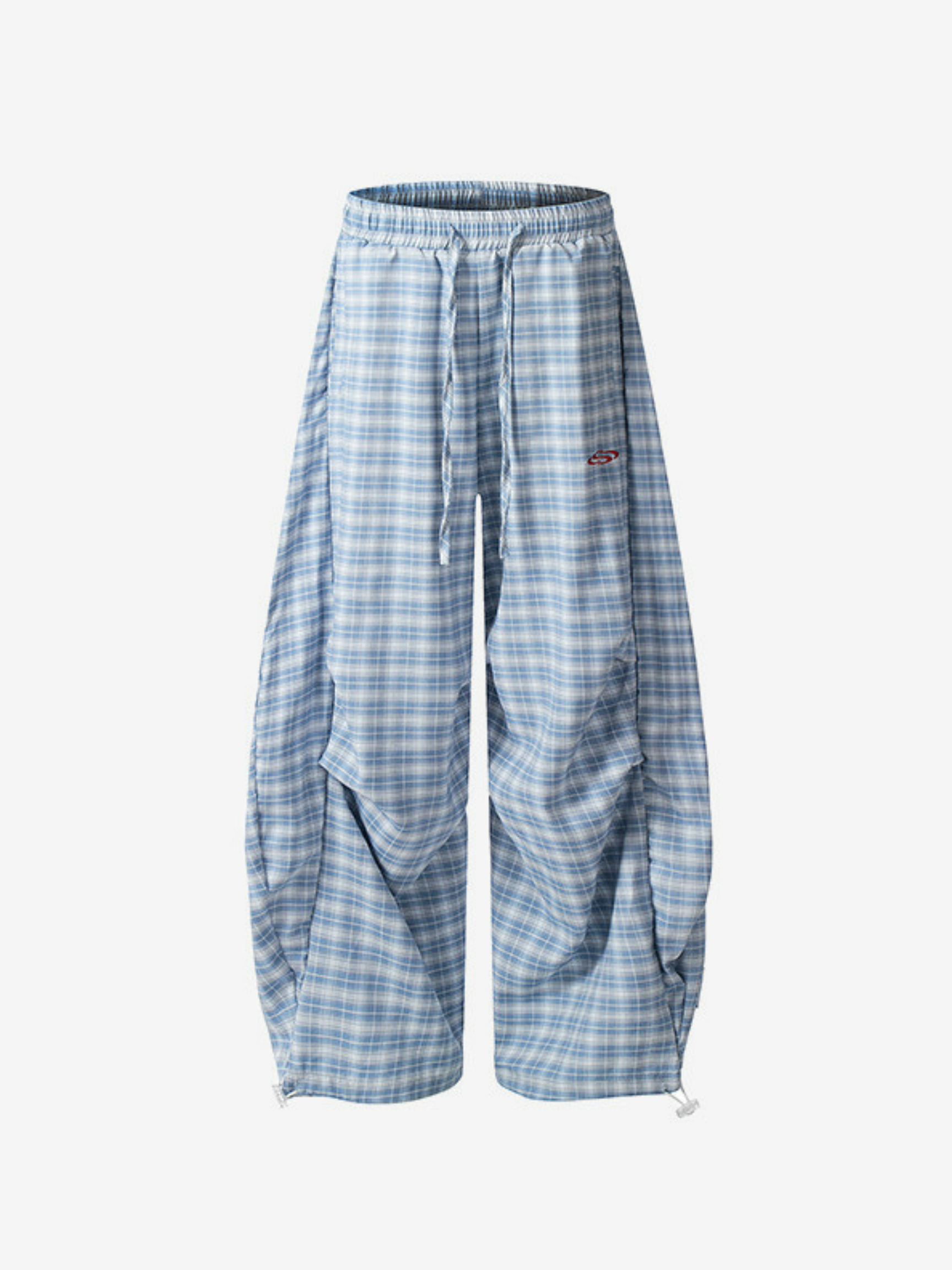 FlexMove - Women's Plaid Straight-Leg Wide-Leg Pants
