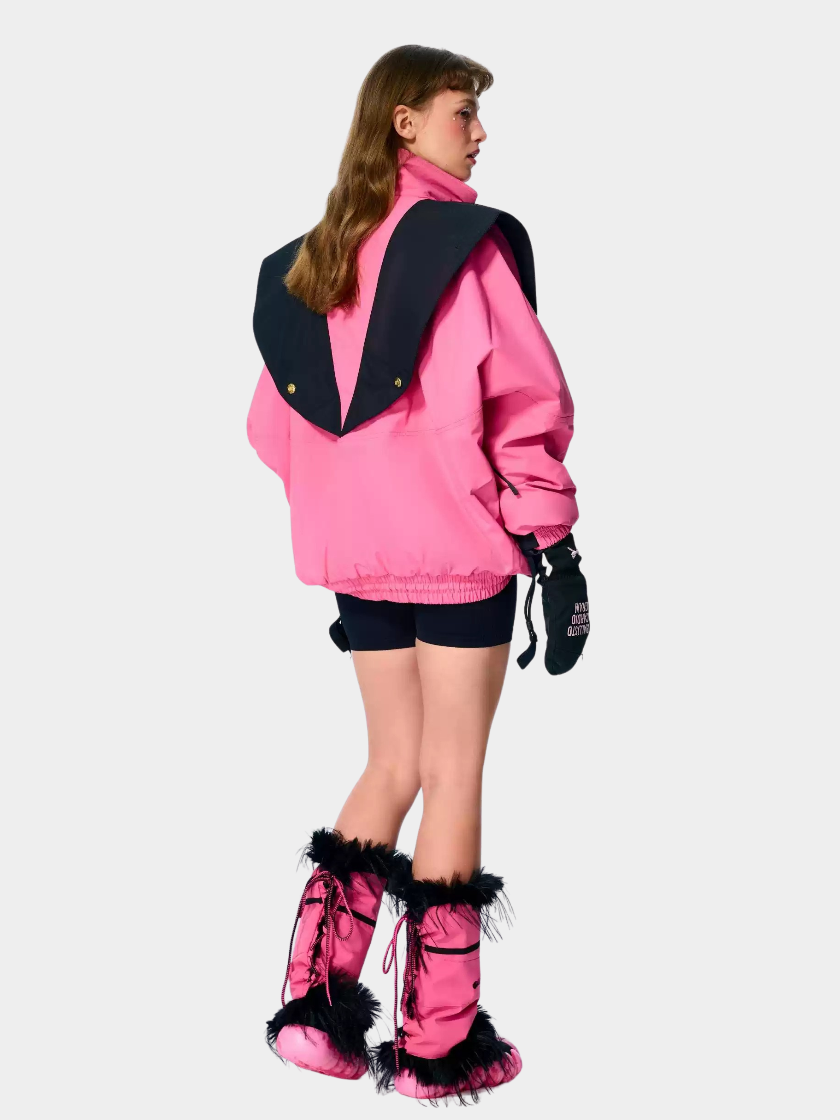 Range - Women's Heart Detail Padded Jacket & Bib Pants Ski Set