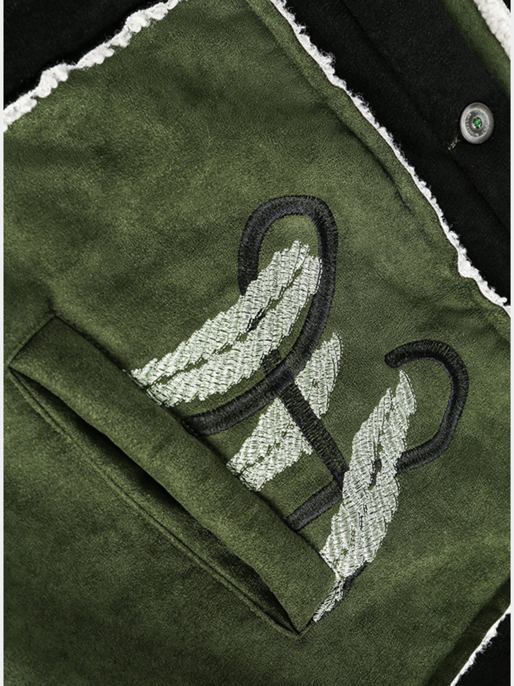 Boulderlight - Women's Floral Embroidered Sherpa Patchwork Jacket GONGGAR SPORTS