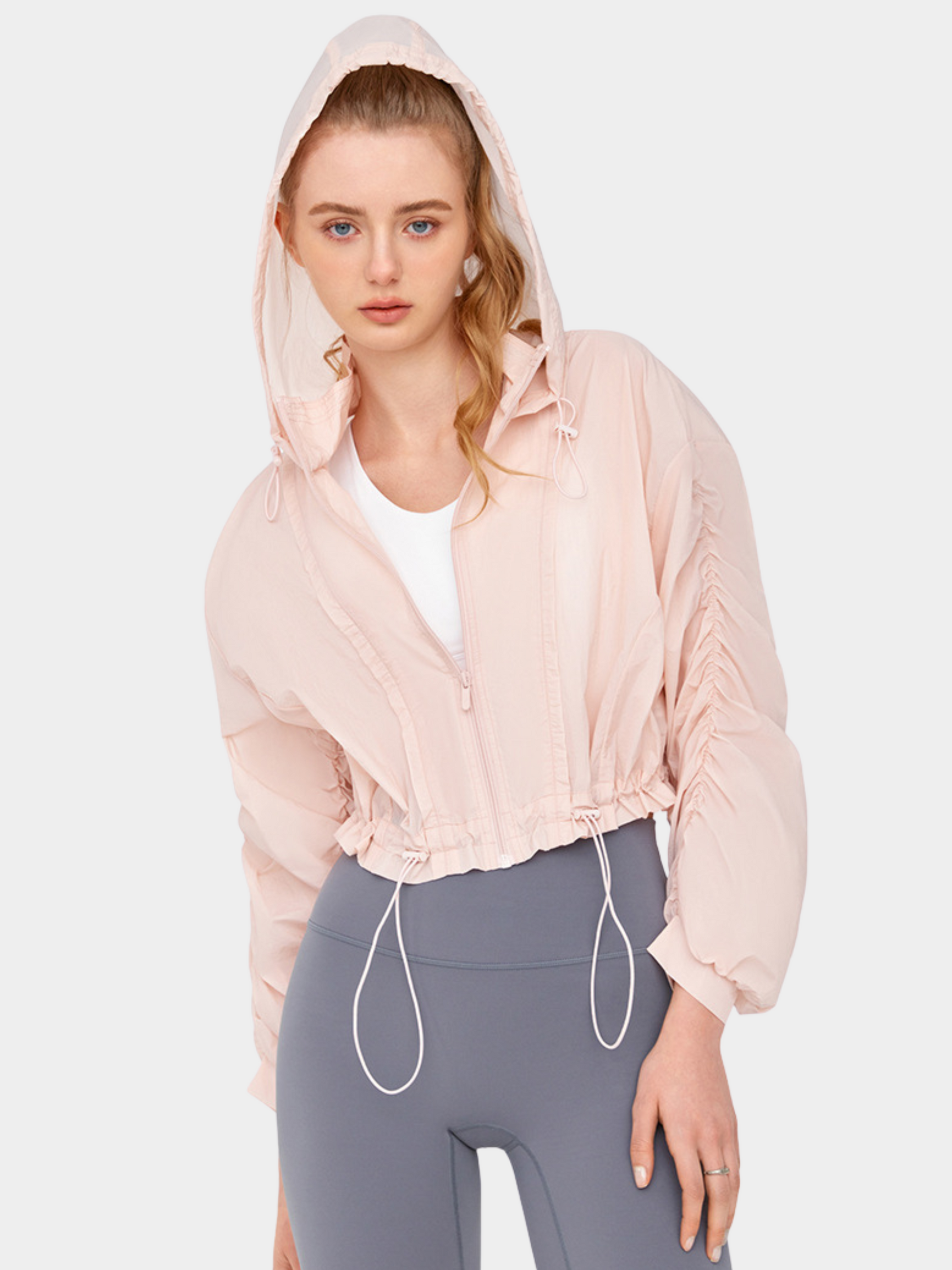 MesaCrate - Women's Lightweight Breathable Waist-Adjustable Jacket GONGGAR SPORTS