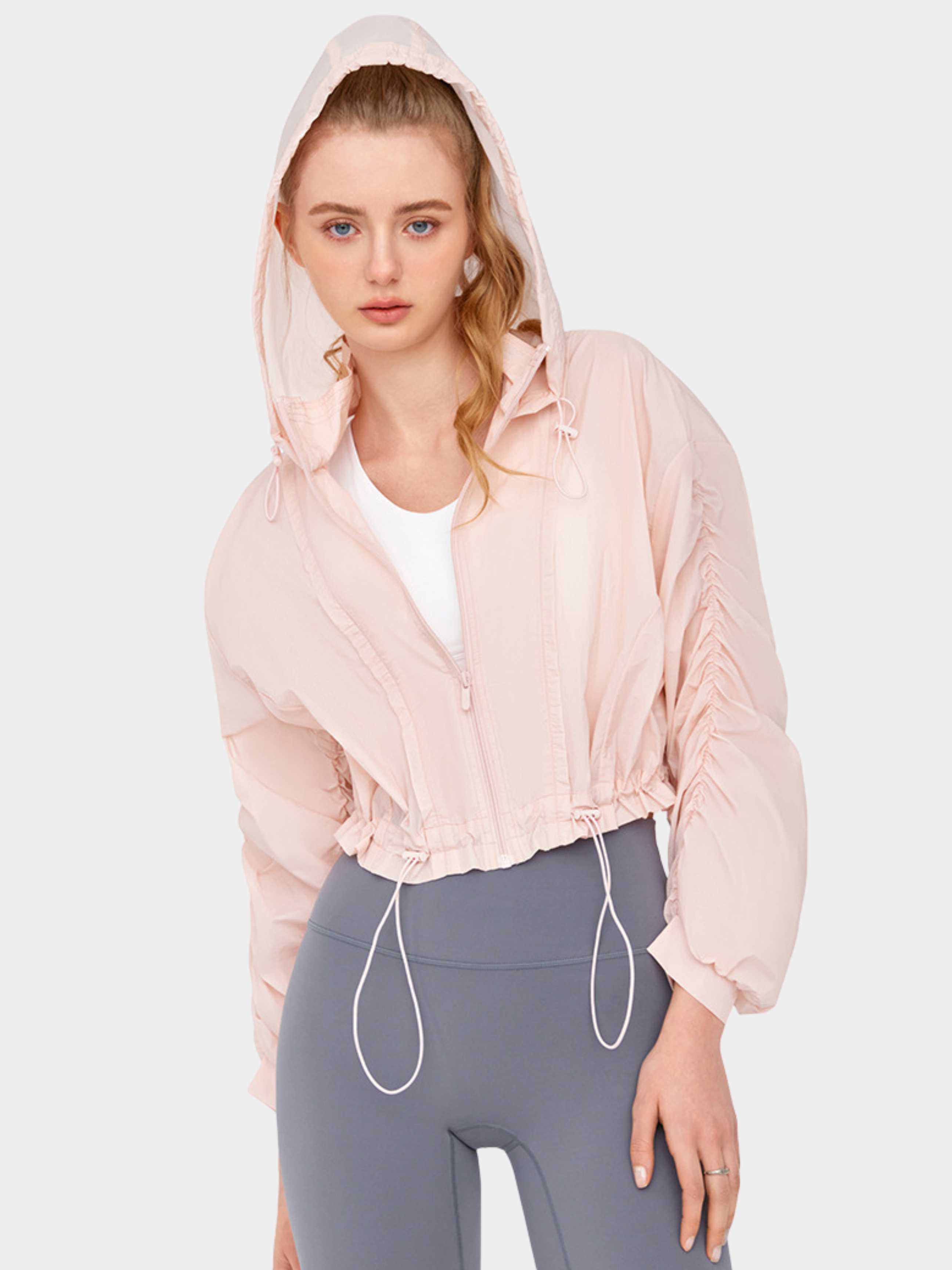 MesaCrate - Women's Lightweight Breathable Waist-Adjustable Jacket GONGGAR SPORTS