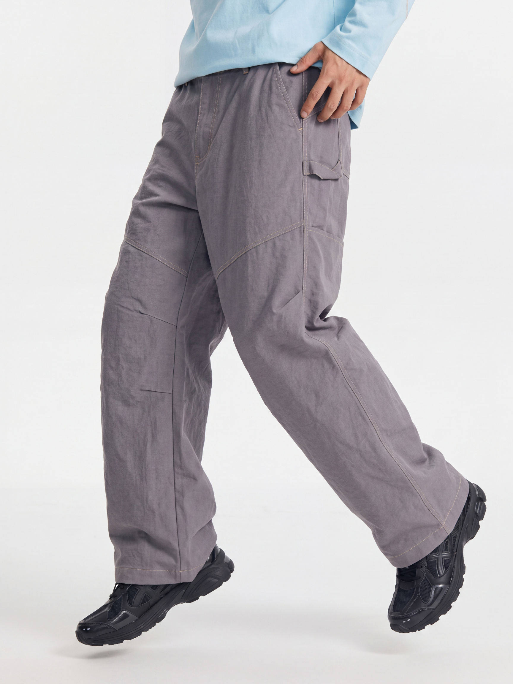 TrailDrape - Unisex Water-Repellent Multi-Pocket Utility Pants