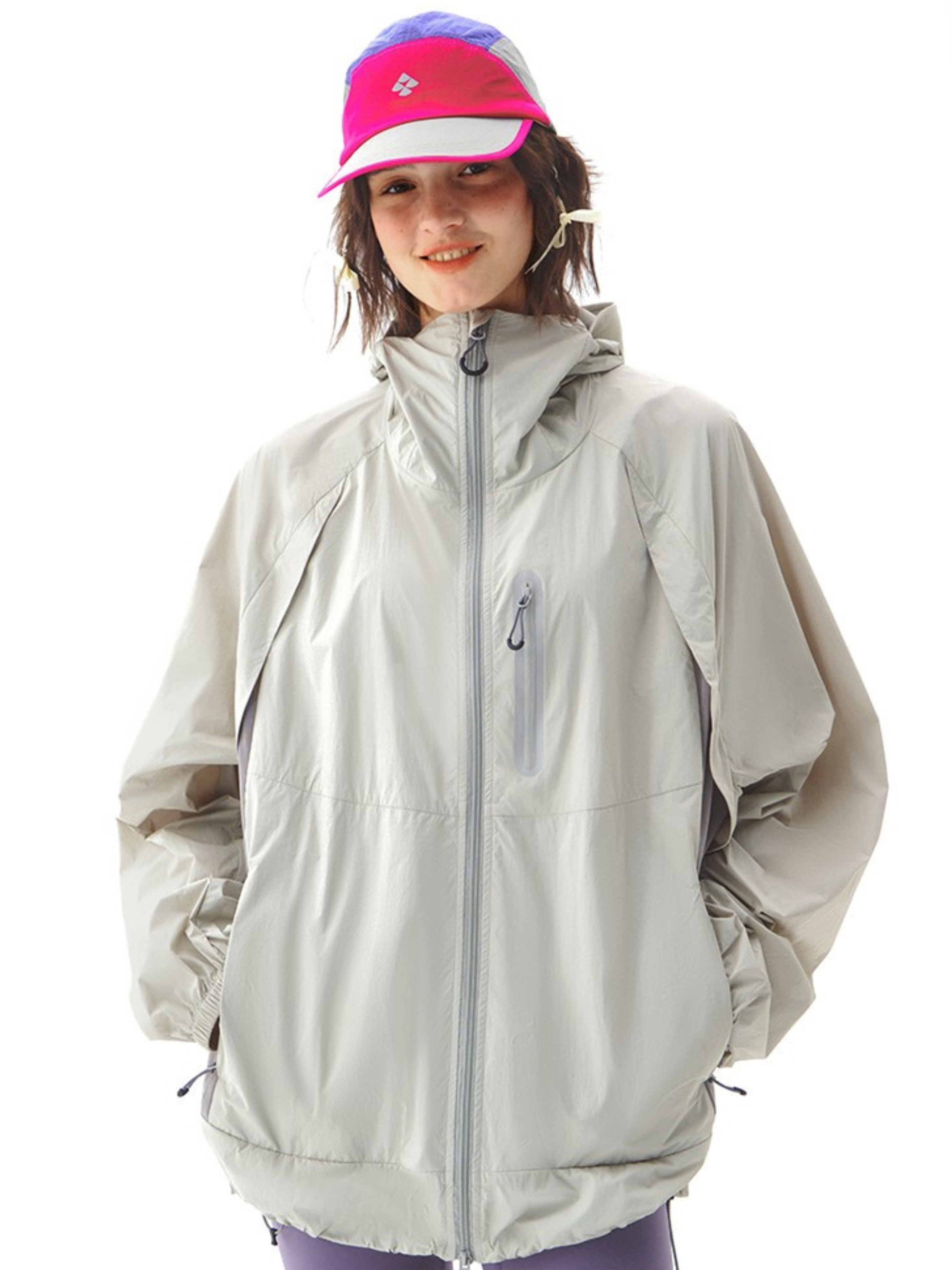 CampCoat - Unisex UPF 100+ Detachable Goggle Face-Shield Sun Jacket