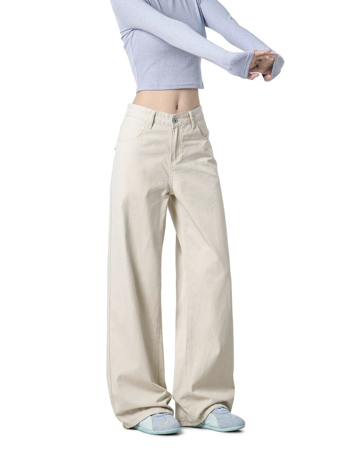 Gloomstep - Women's Abrasion-Resistant Wide-Leg Cargo Pants