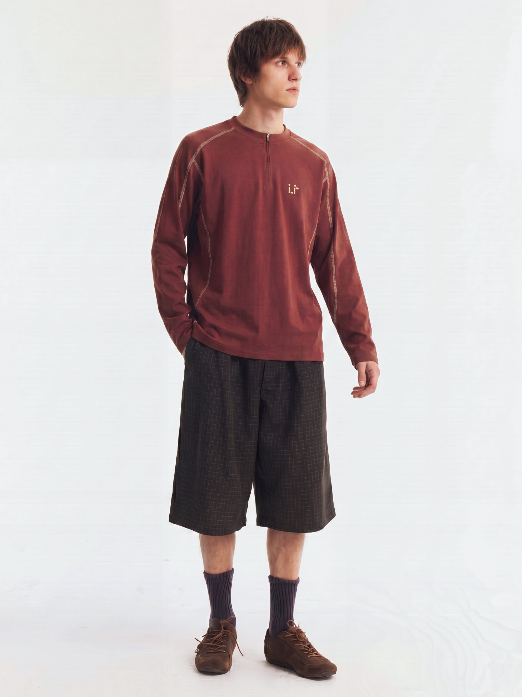 Meridian - Men's Sorona® Cooling Zip-Up Quick Dry Performance T-Shirt