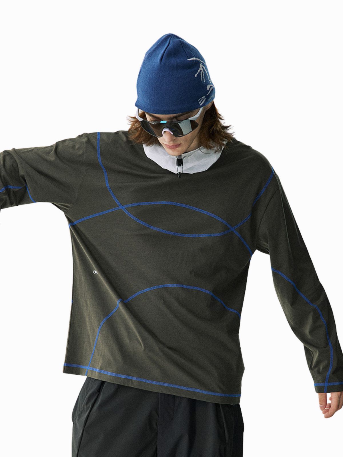 Glacialwind - Slub Cotton Breathable Running Long Sleeve