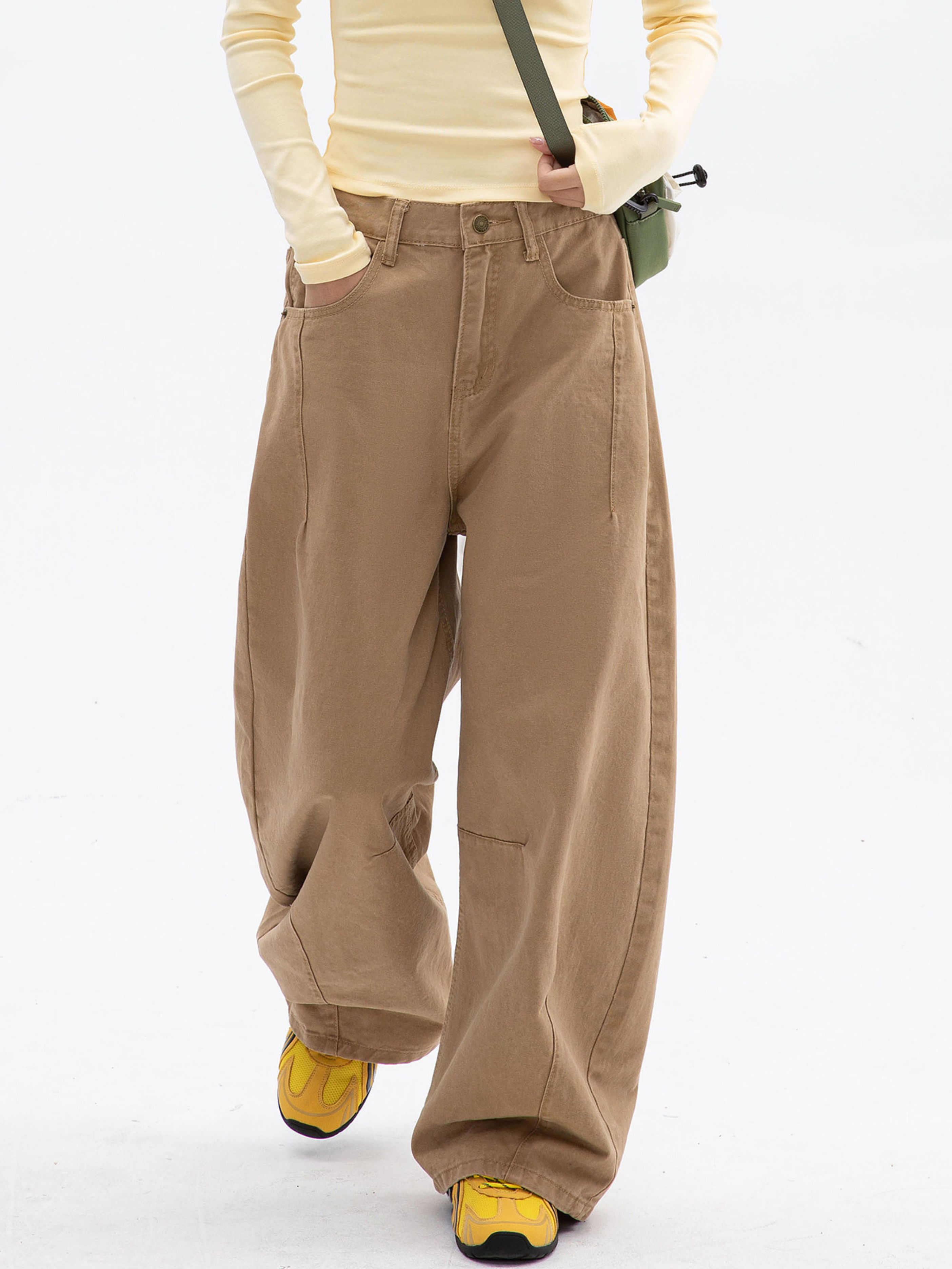 Valleyhike - Women's Relaxed Straight-Leg Cotton Pants