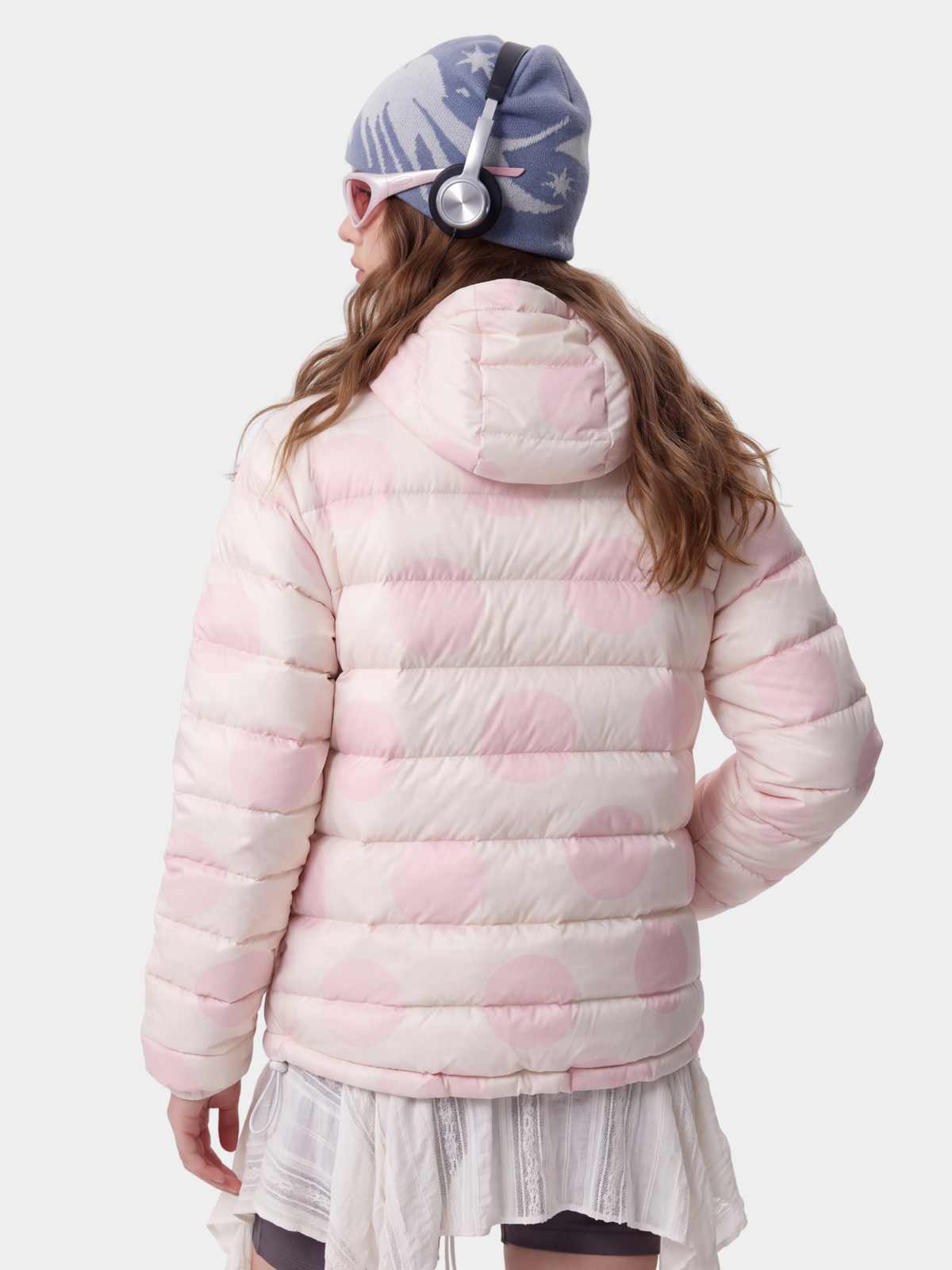 DotMist - Women's Lightweight Water-Repellent 90% White Duck Down Jacket