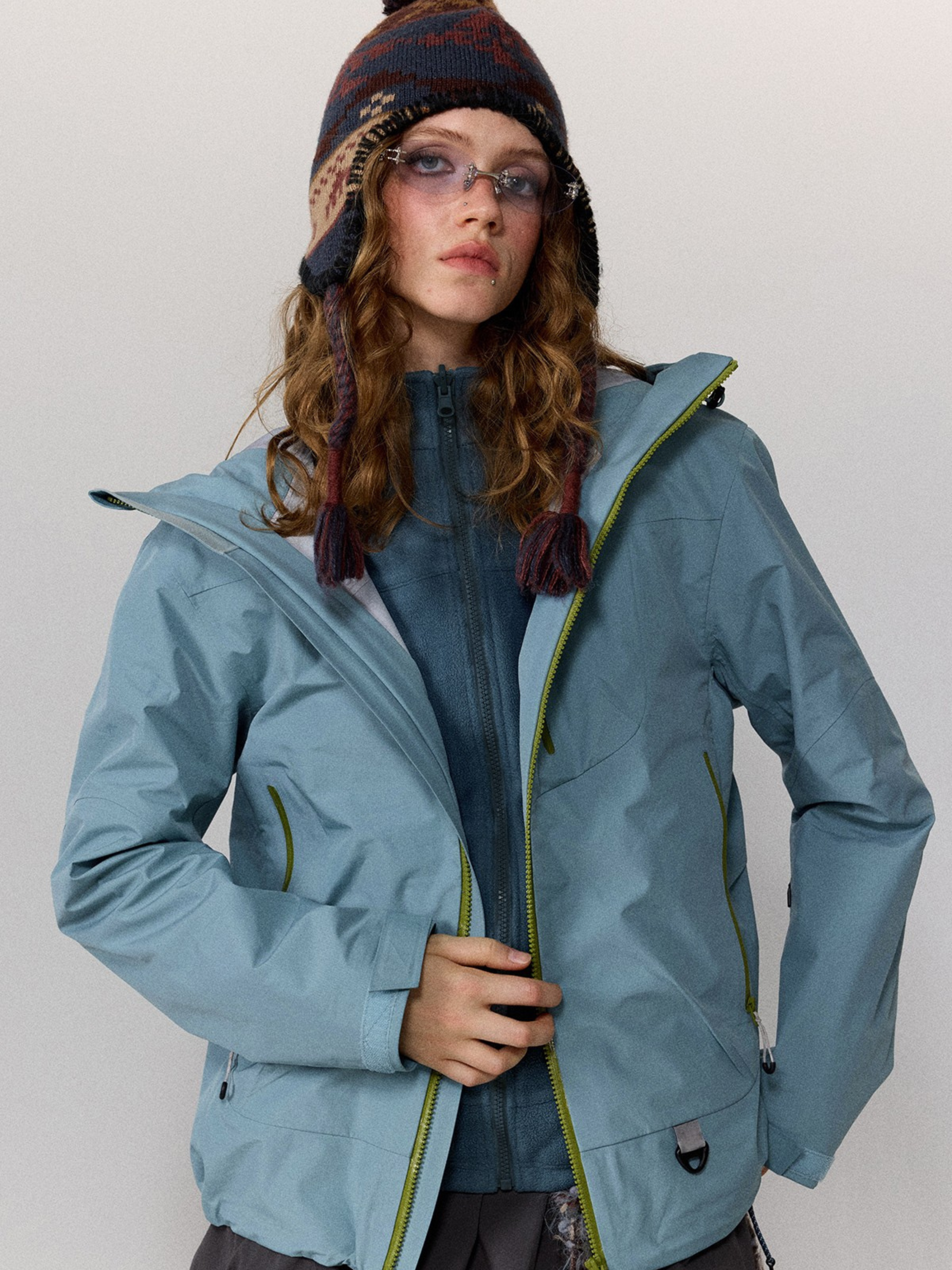 Emberpath - Unisex's Waterproof 3-in-1 Fleece Hard Shell Jacket