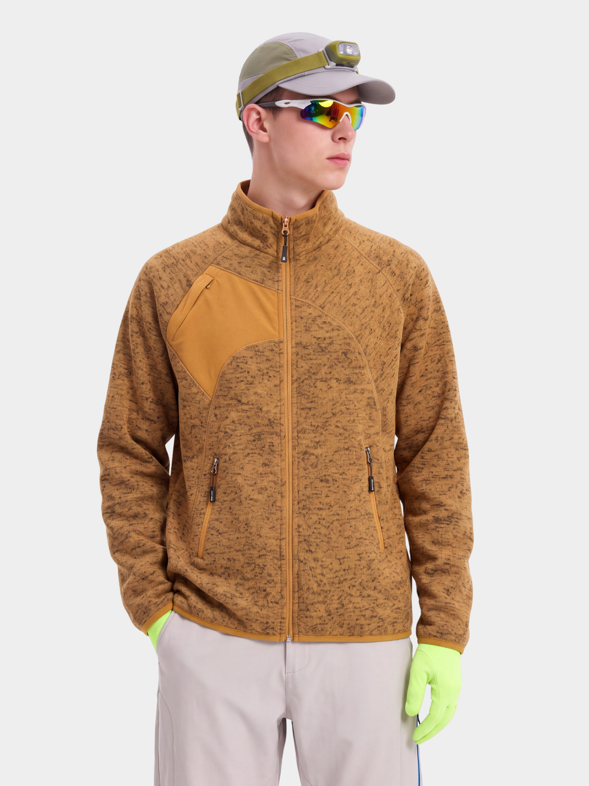EdgeGlide - Unisex Wrinkle-Resistant Lightweight Thermal Fleece Jacket