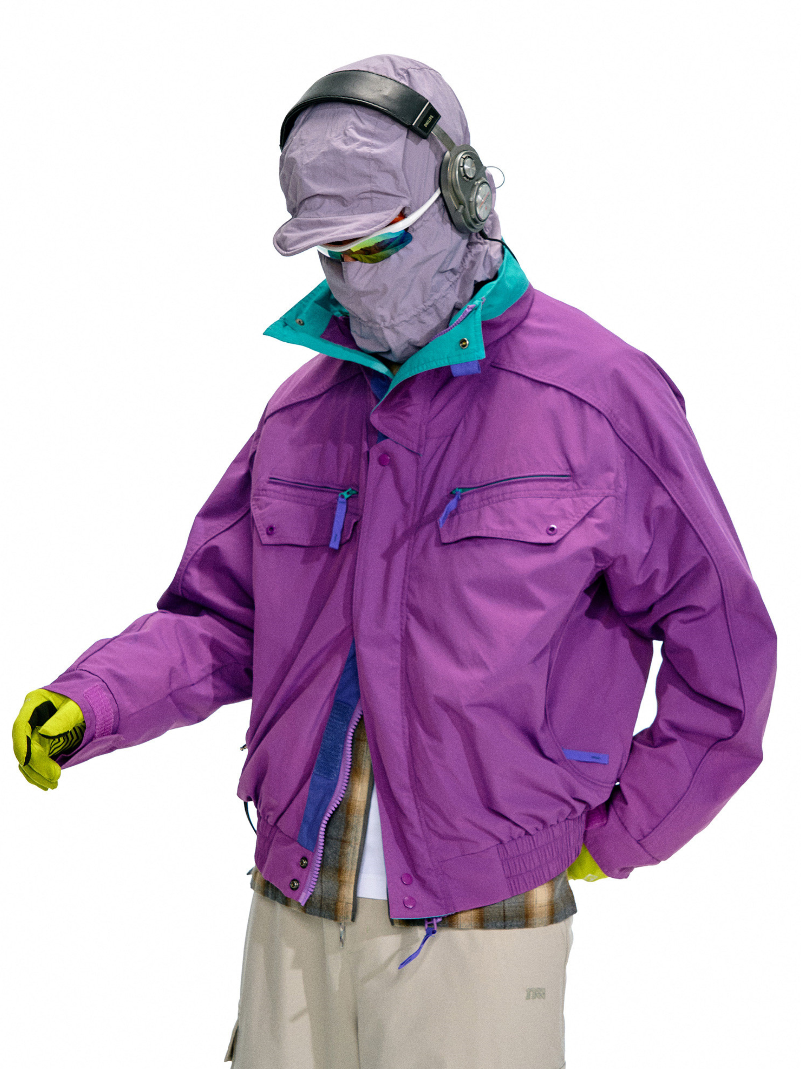 Driftcrest - Men's Colorblock Waterproof Windbreaker Jacket
