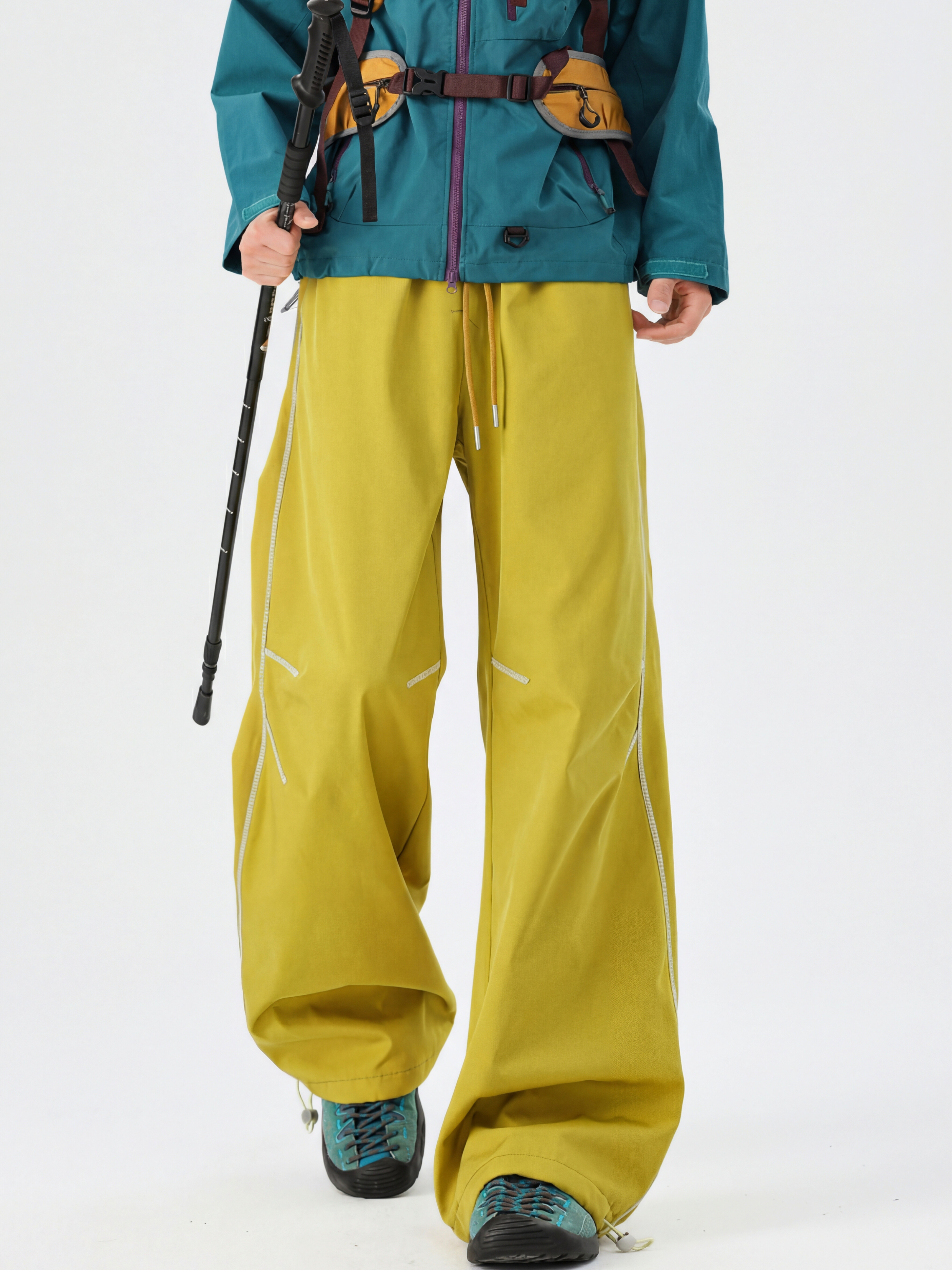 FireCoat - Contrast-Stitch Water-Repellent Fleece-Lined Pants