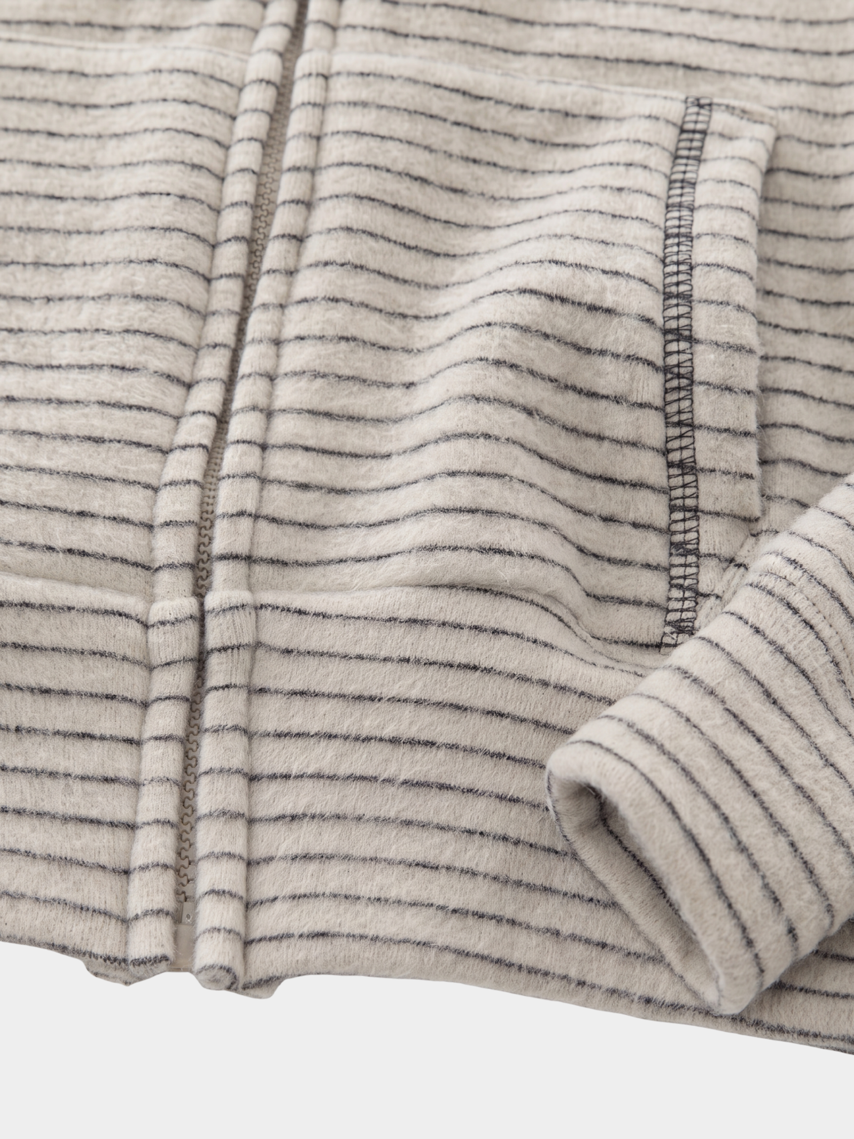 HushLine - Women's Striped Soft Zip-Up Jacket