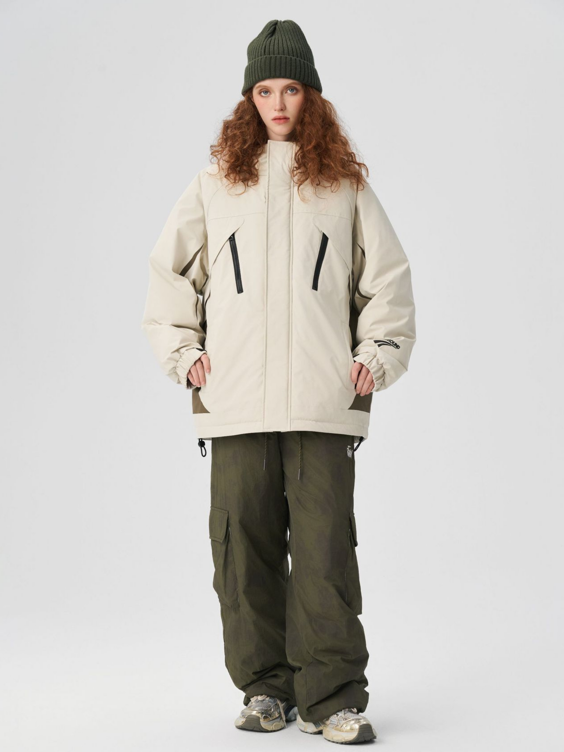 BluffPort - Unisex 90% White Duck Down Oversized Hooded Down Jacket GONGGAR SPORTS