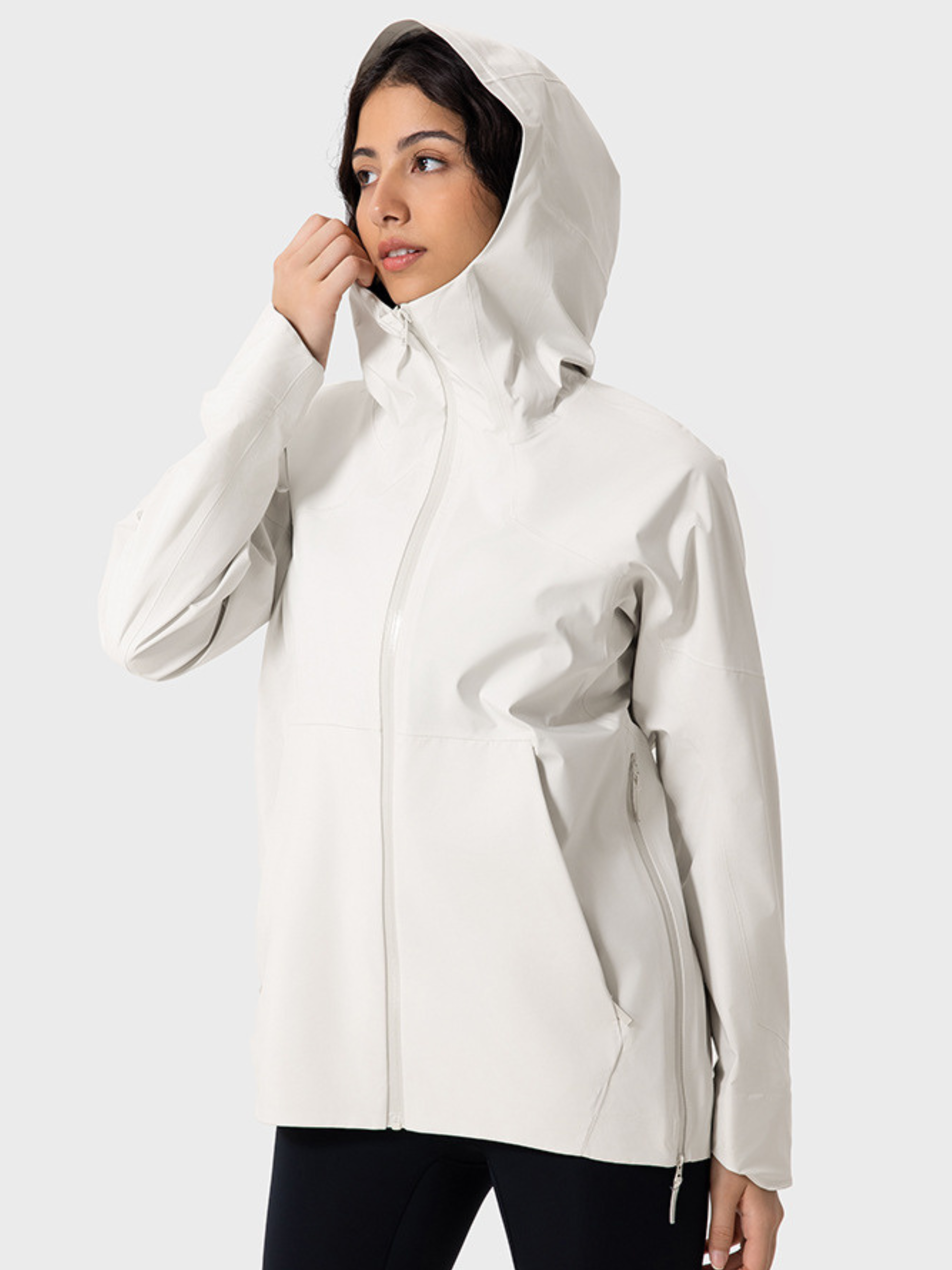 MesaNest - Women's Waterproof Windproof Stain-Resistant Hooded Shell Jacket GONGGAR SPORTS