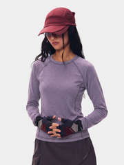 StitchFit - Women's Contrast Stitch Slim Fit Quick-Dry Long Sleeve Top