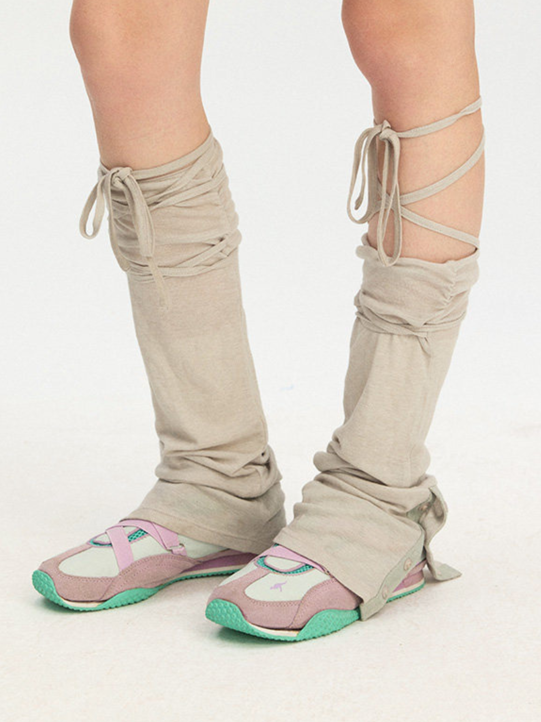 BellDrift - Women's Adjustable Tie-Up Flared Leg Warmers