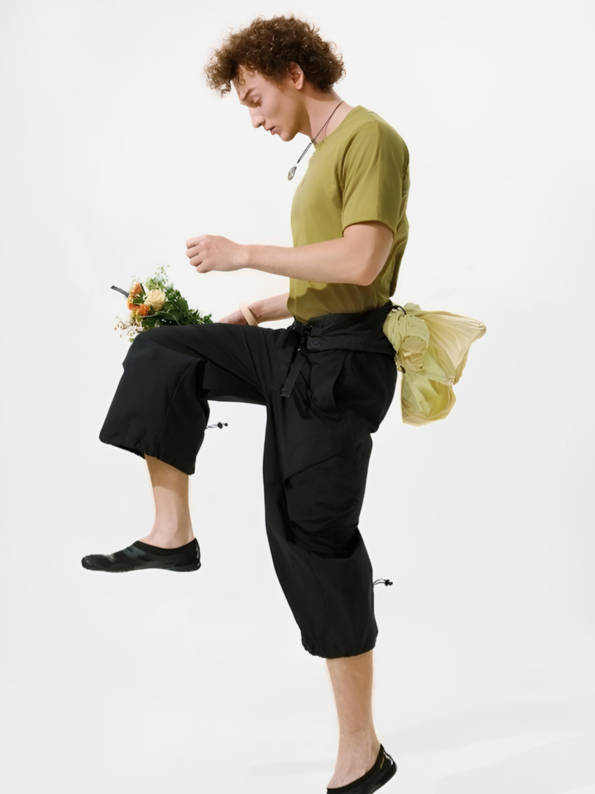 FoldDraw - Unisex Quick-Dry Adjustable Pleated Lightweight Cropped Pants