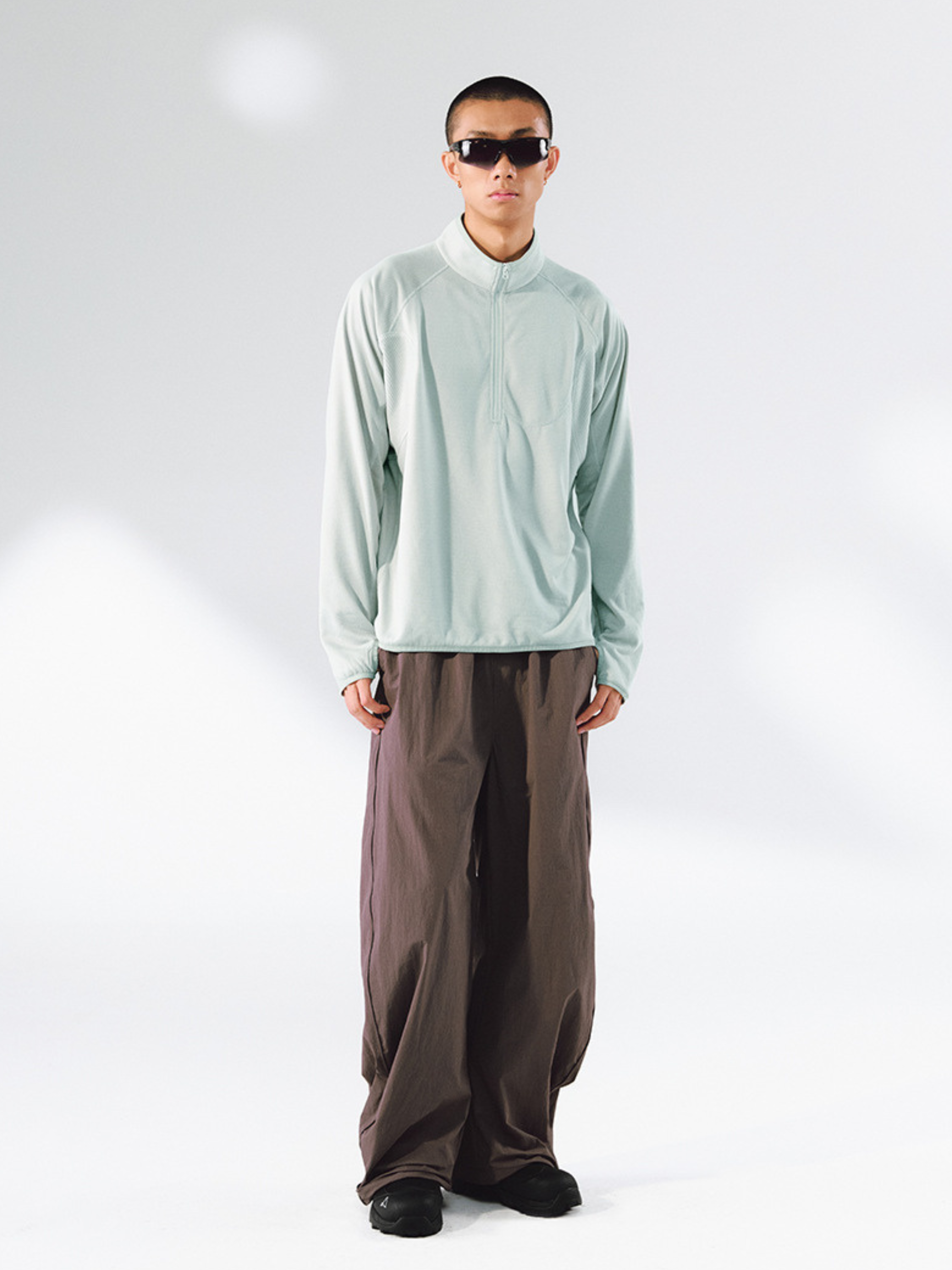 Shadowfern - Lightweight Thermal Half-Zip Sweatshirt