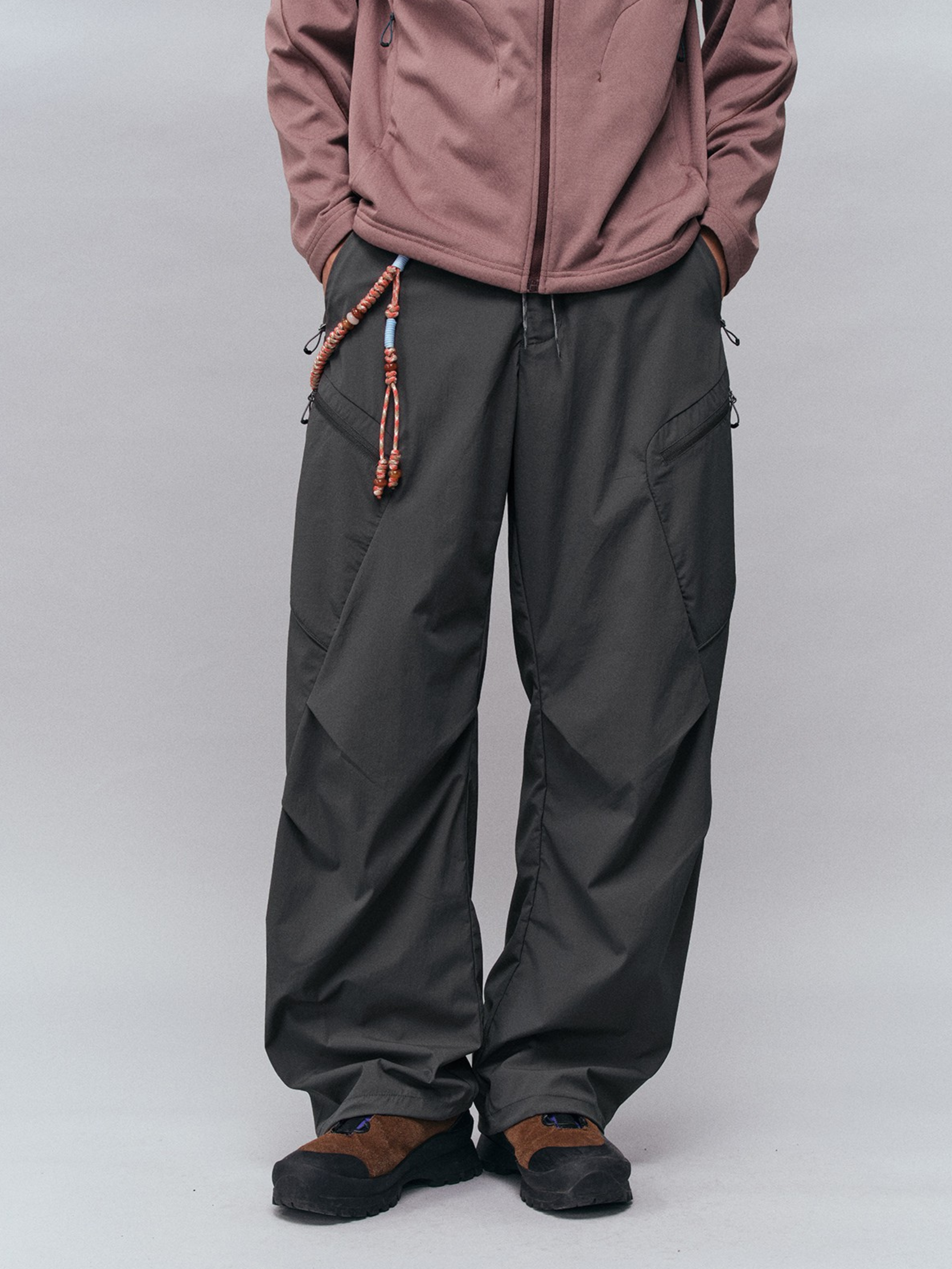 Emberfire - Unisex Water-Repellent Multi-Pocket Drawstring Utility Pants