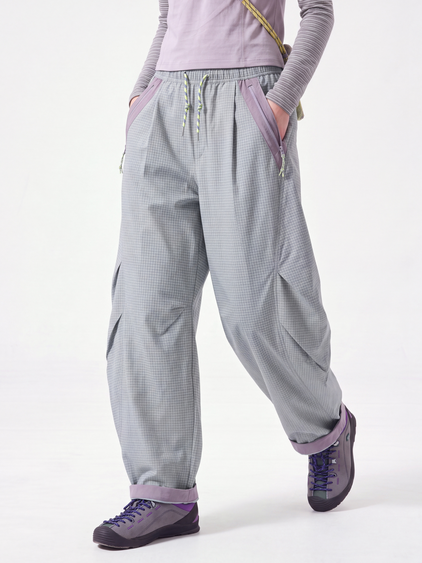 Rhythm - Water-Repellent Quick-Dry Cargo Parachute Pants