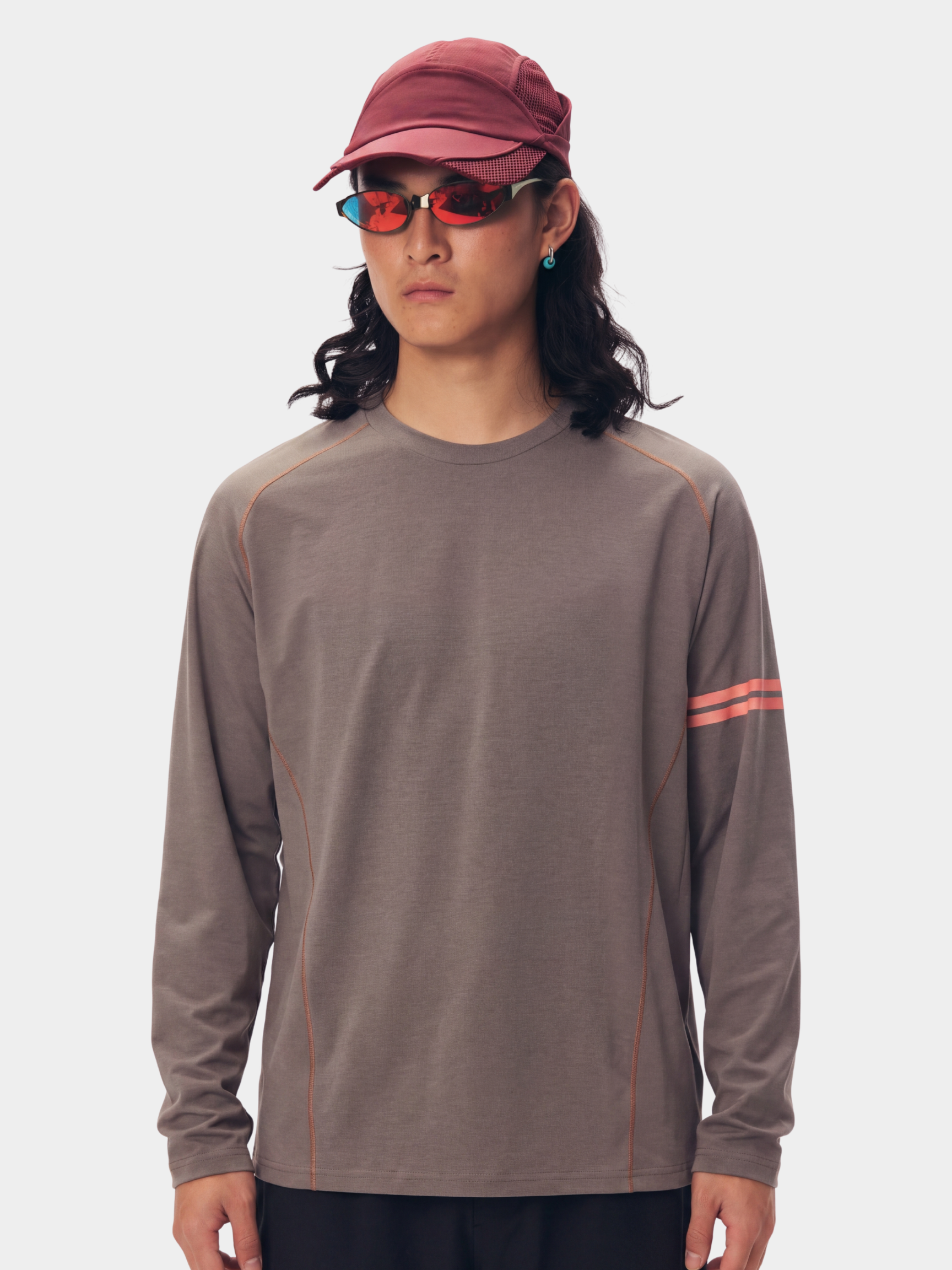 QuietMove - Unisex Crew Neck Long Sleeve Athletic T-Shirt