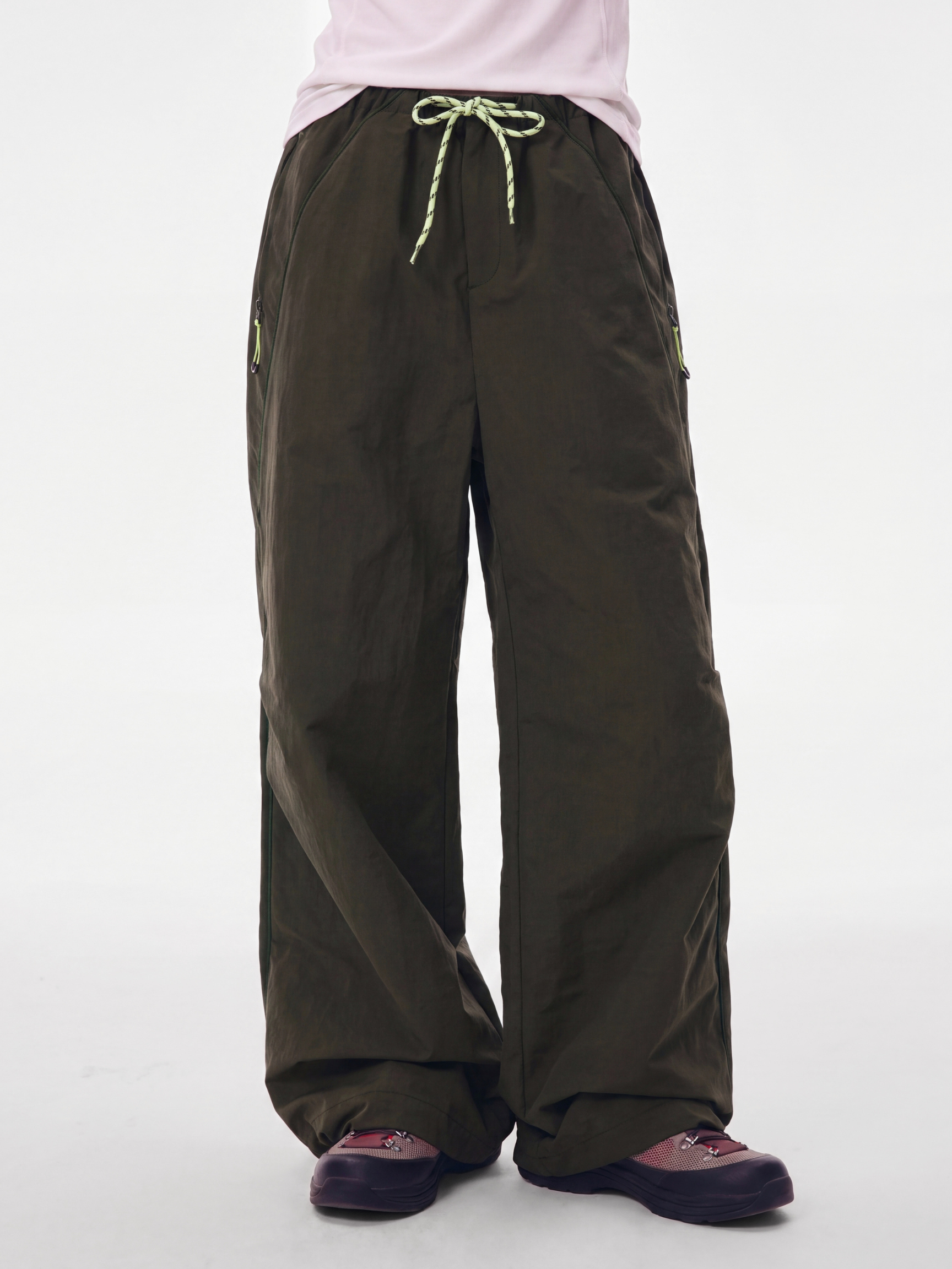 LiteSway - Women's Water-Repellent Quick-Dry Pleated Cargo Pants
