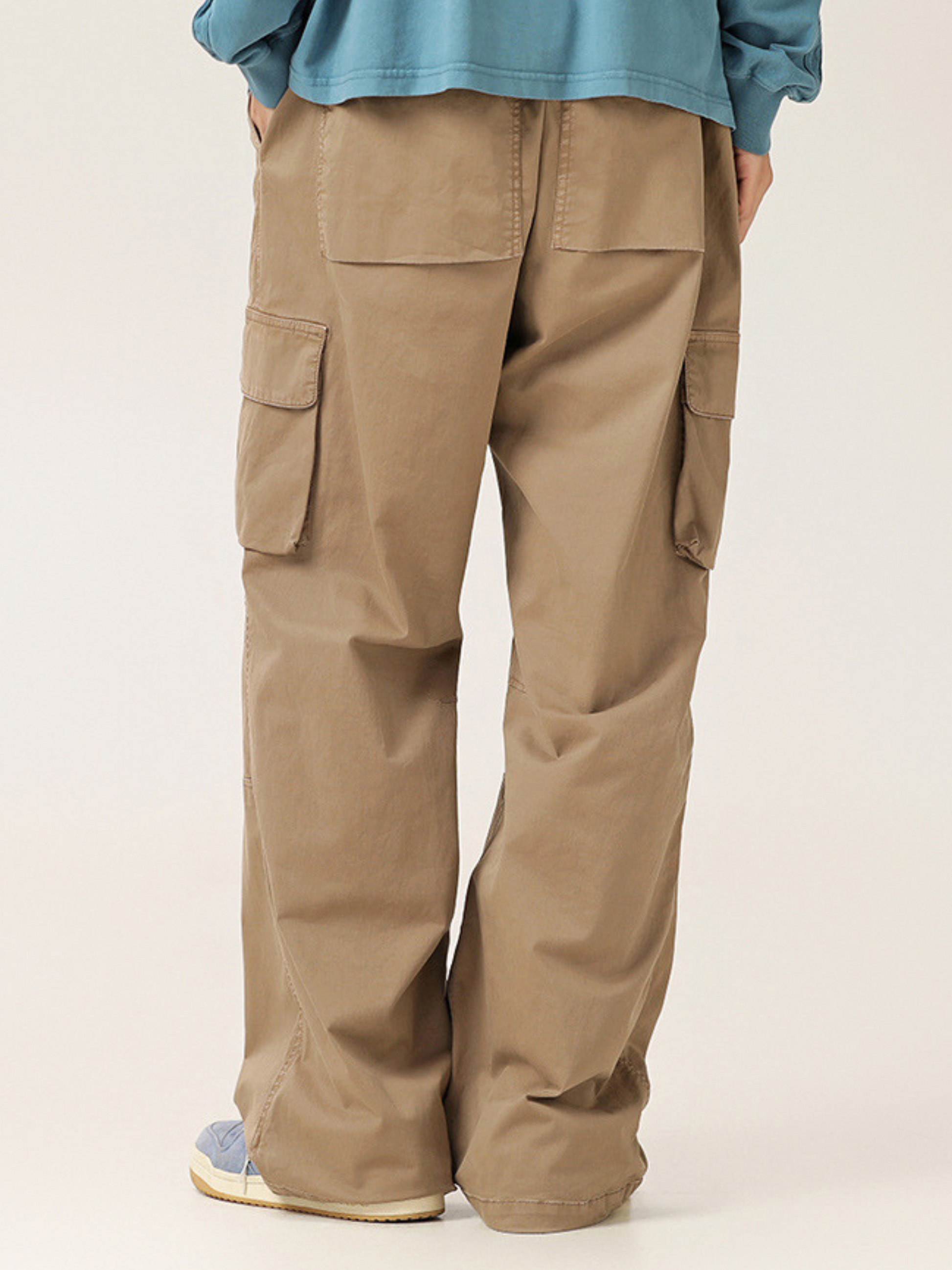 EagleNest - Unisex Loose Straight-Leg Utility Pants with Adjustable Hem GONGGAR SPORTS
