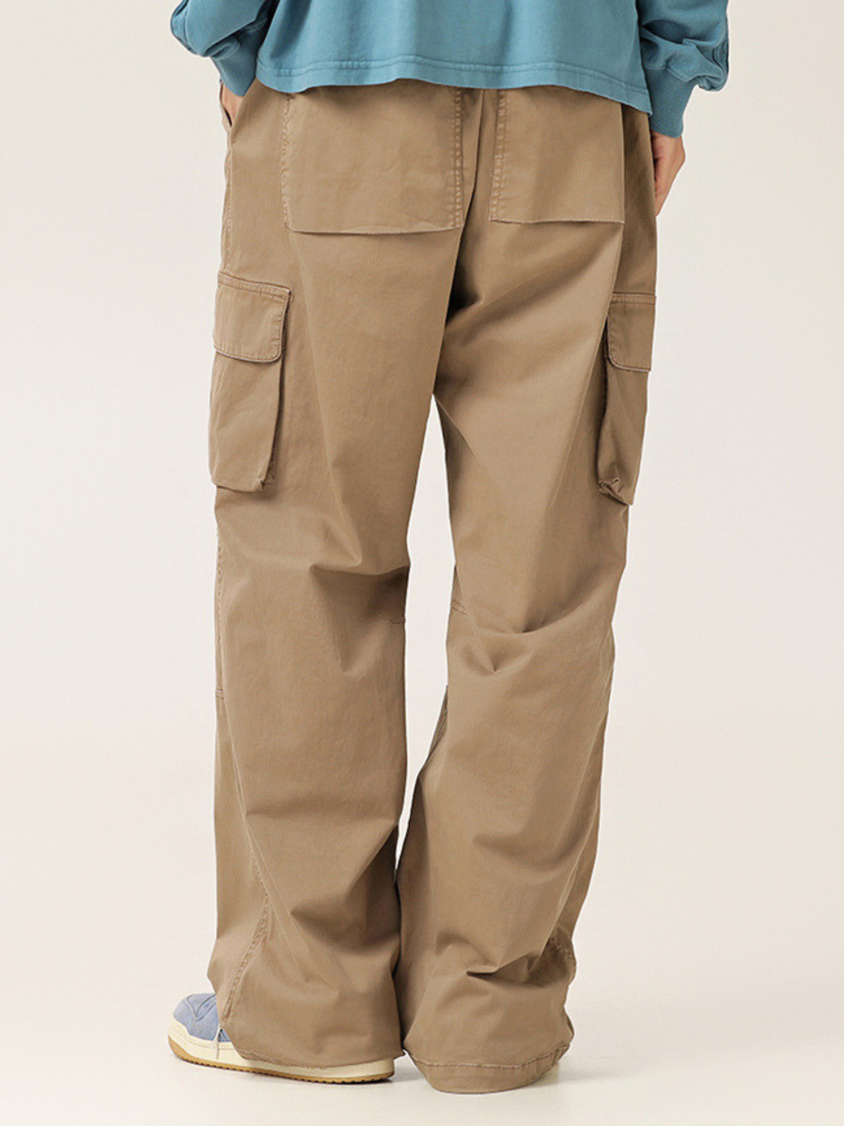 EagleNest - Unisex Loose Straight-Leg Utility Pants with Adjustable Hem GONGGAR SPORTS